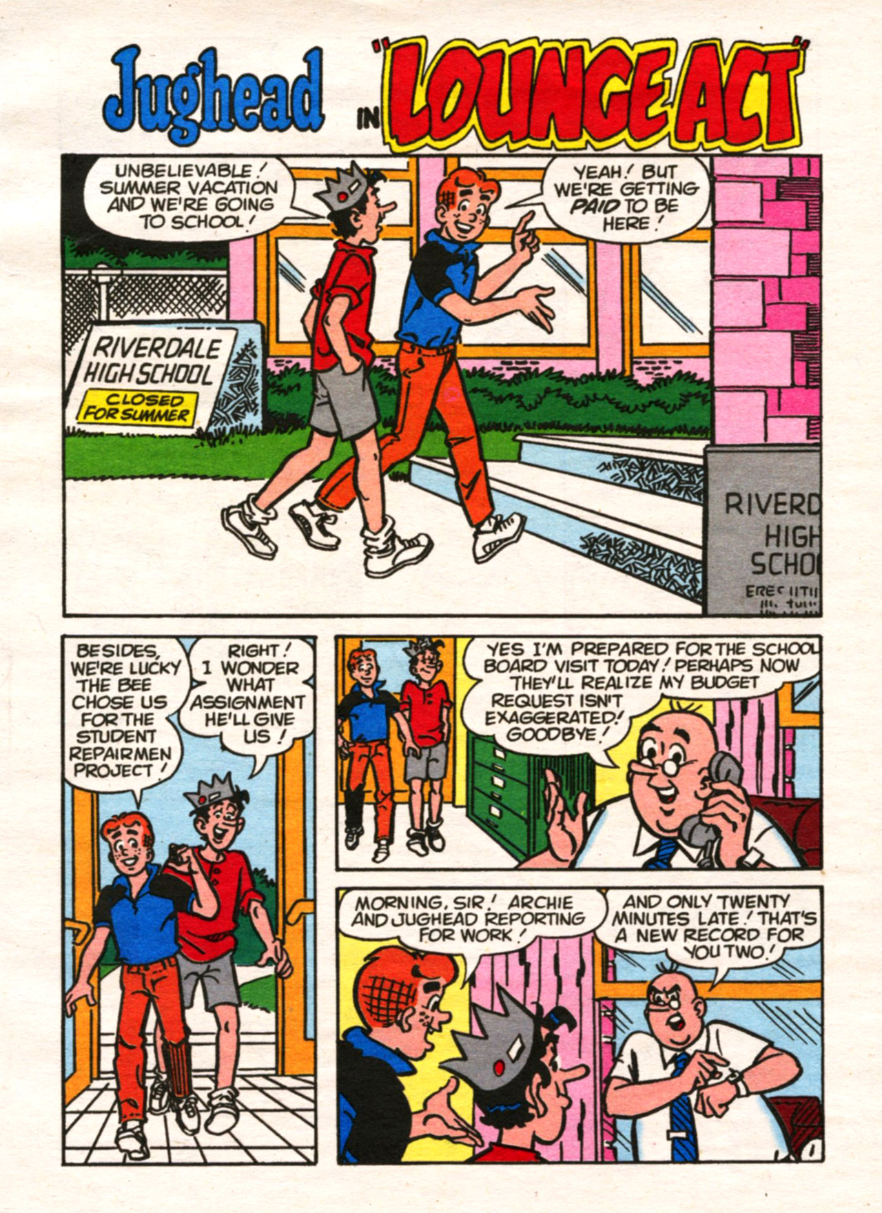 Read online Jughead's Double Digest Magazine comic -  Issue #152 - 131