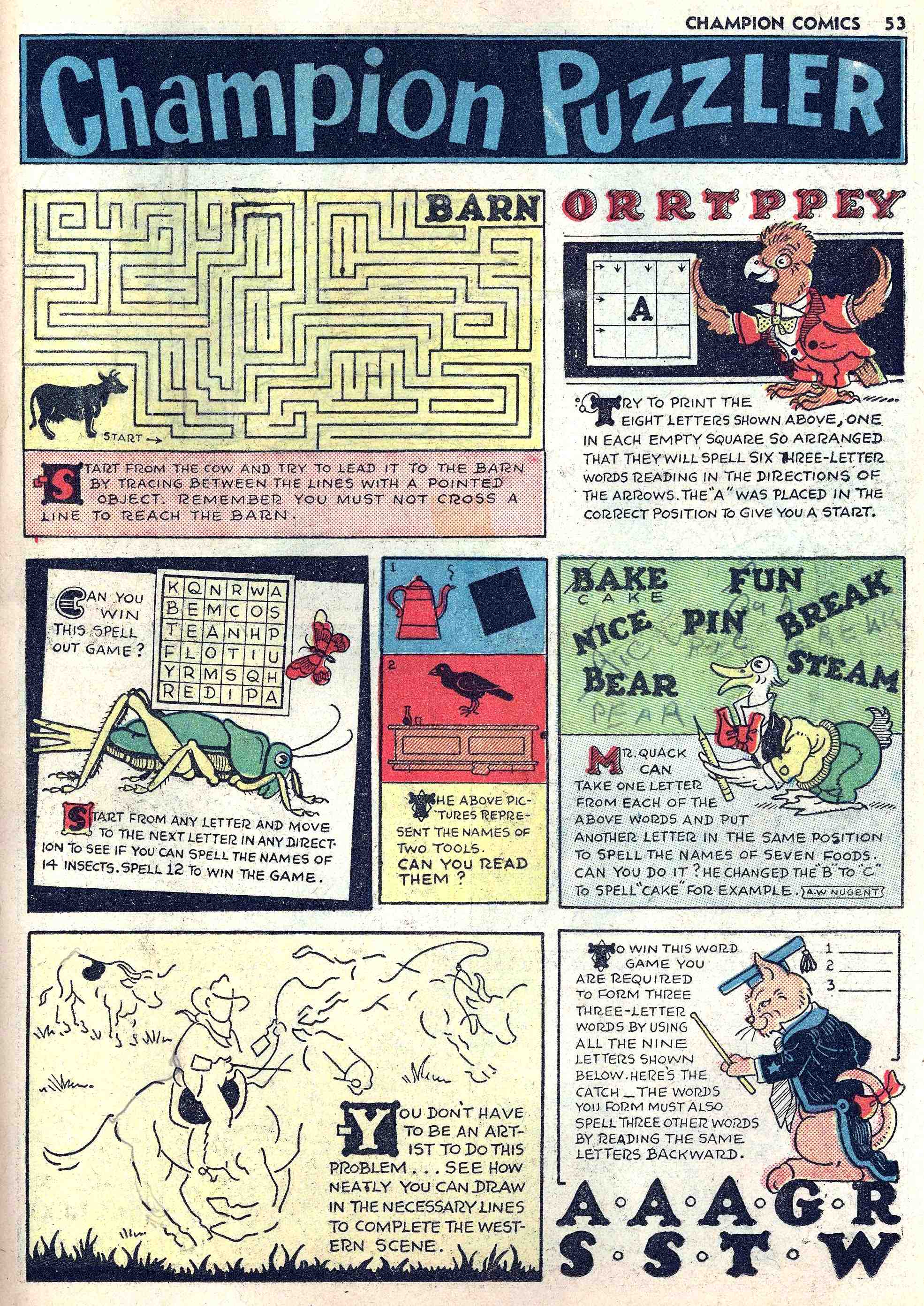 Read online Champion Comics comic -  Issue #9 - 55