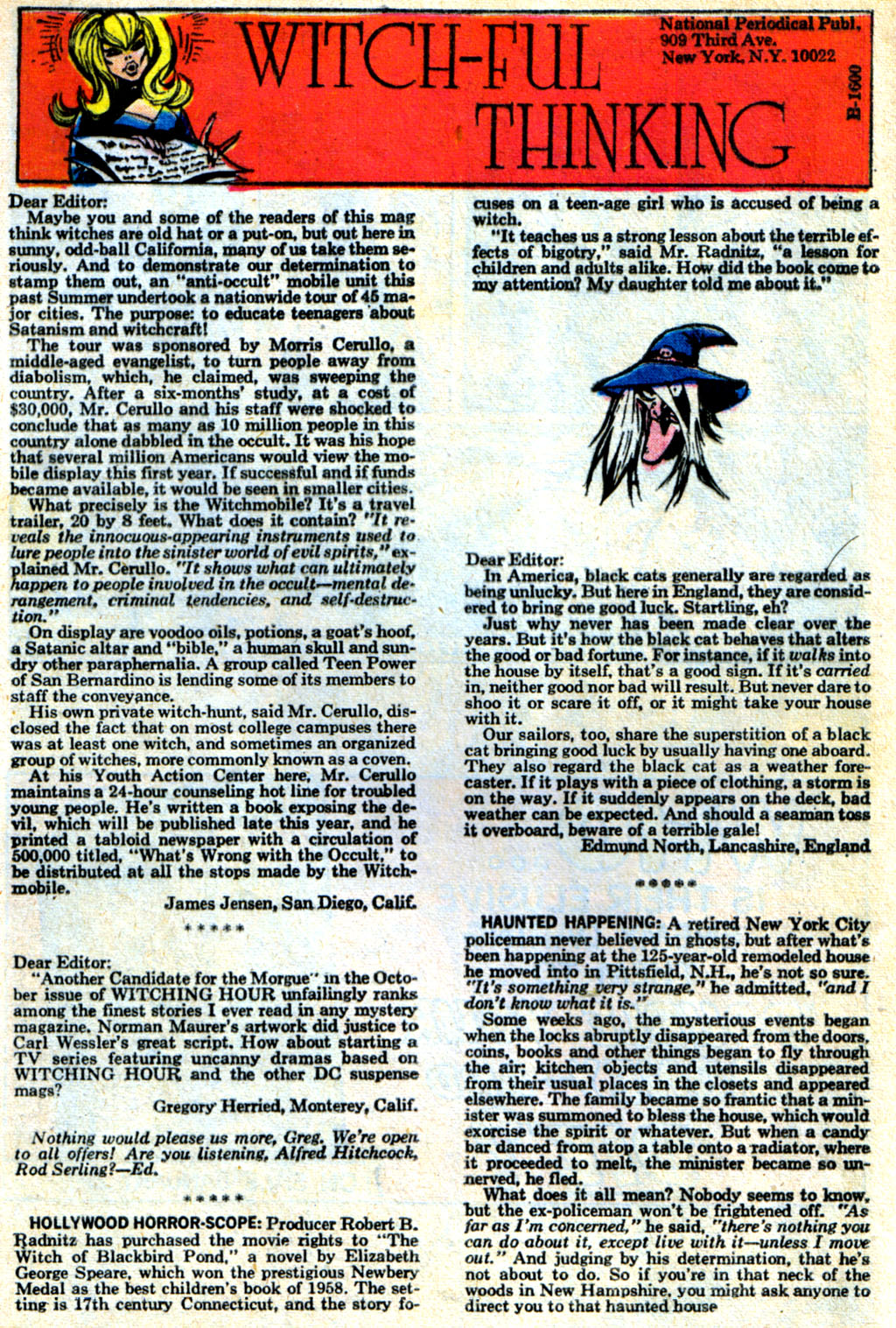 Read online The Witching Hour (1969) comic -  Issue #28 - 32
