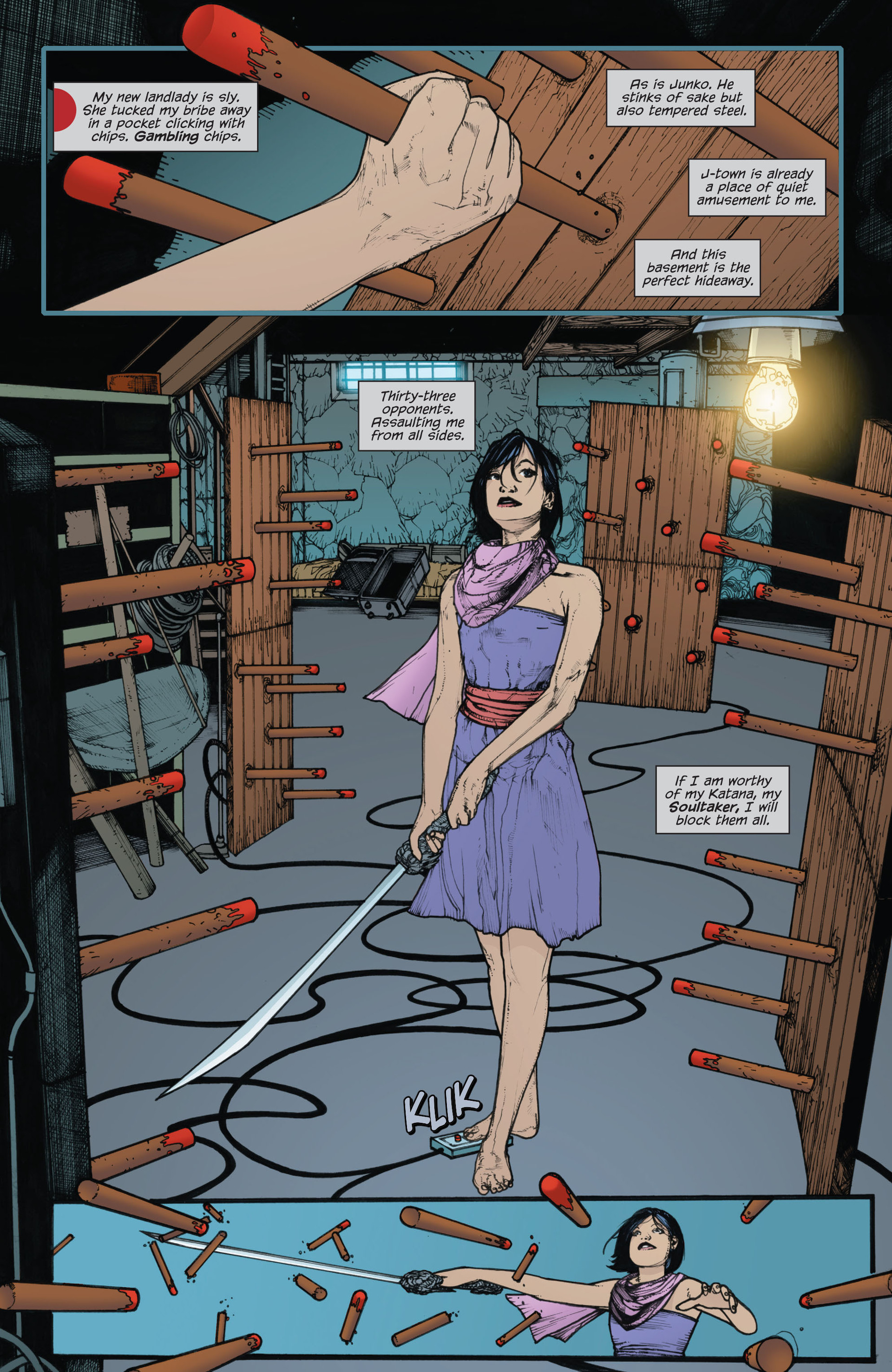 Read online Katana comic -  Issue #1 - 8