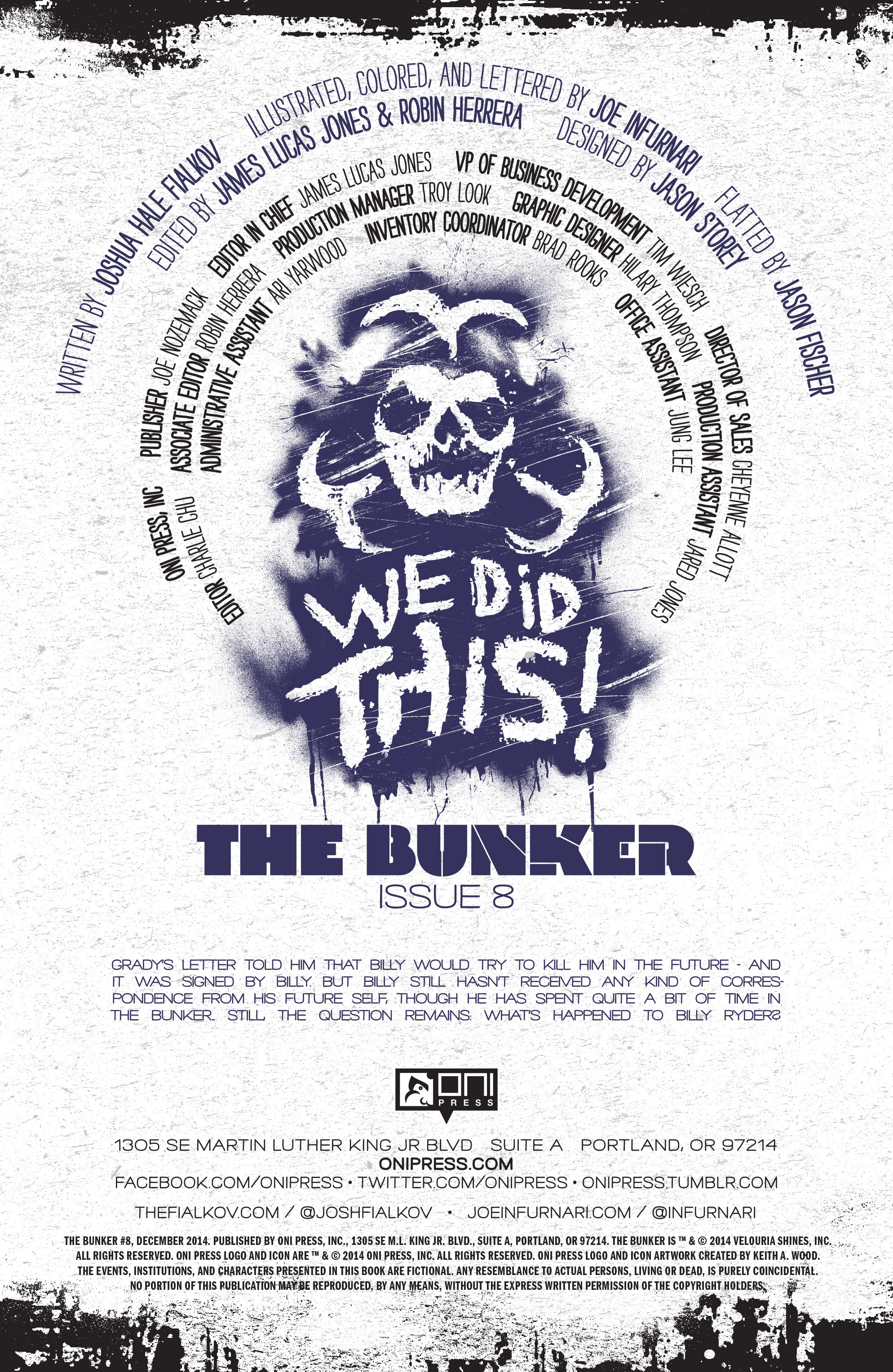 Read online The Bunker (2014) comic -  Issue #8 - 2