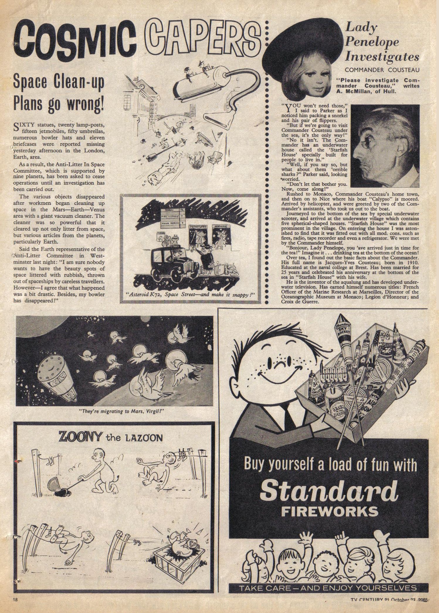Read online TV Century 21 (TV 21) comic -  Issue #40 - 17