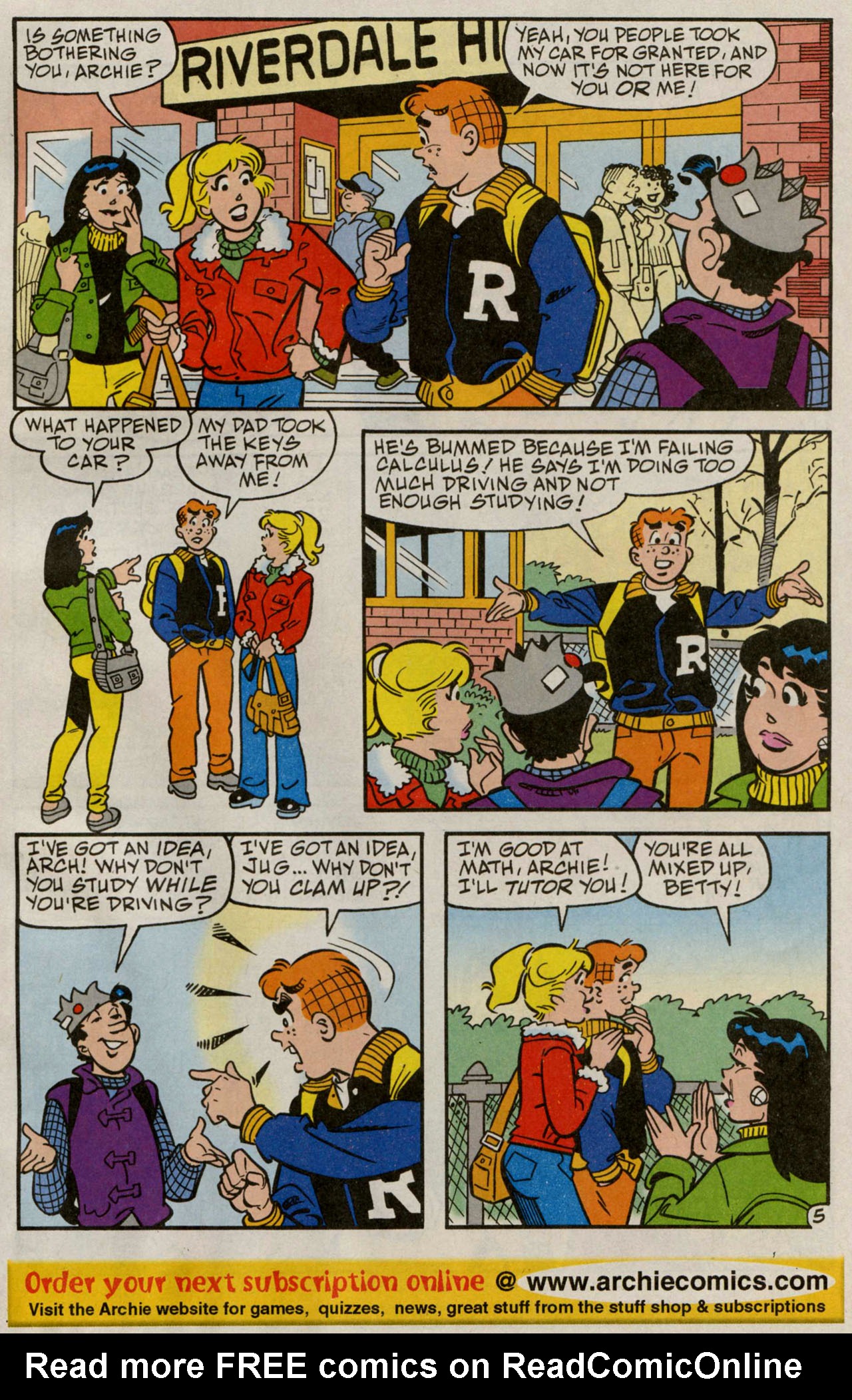 Read online Archie (1960) comic -  Issue #582 - 6