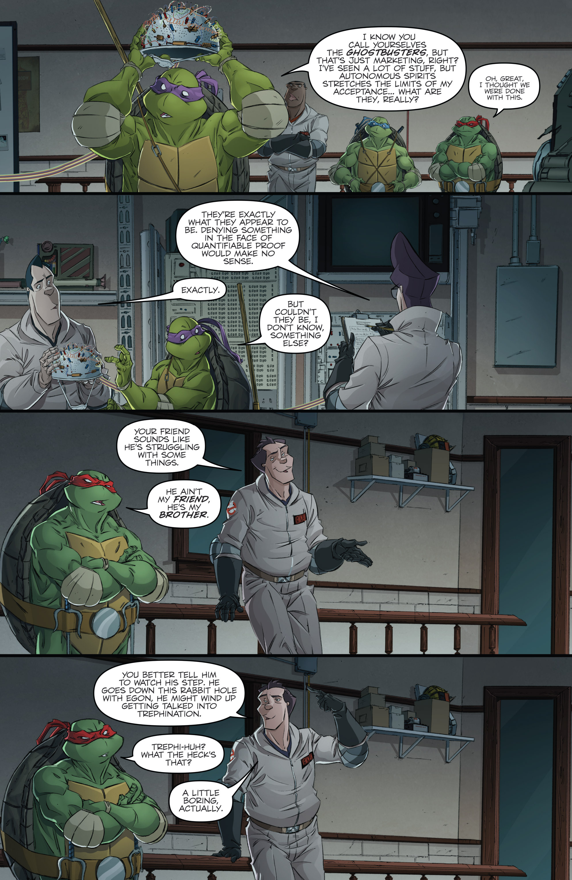 Read online Teenage Mutant Ninja Turtles/Ghostbusters comic -  Issue #2 - 17
