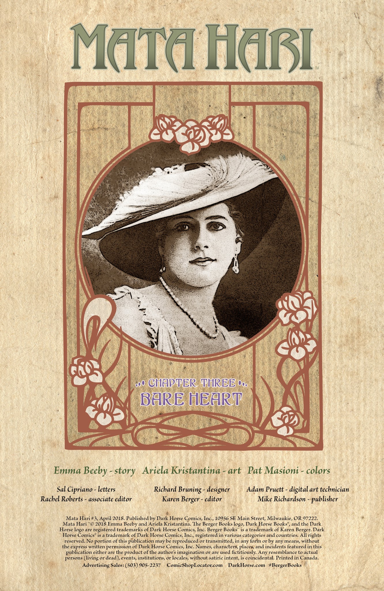Read online Mata Hari comic -  Issue #3 - 2