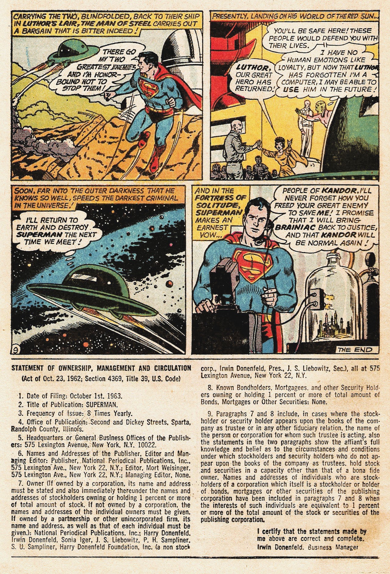 Read online Superman (1939) comic -  Issue #167 - 32