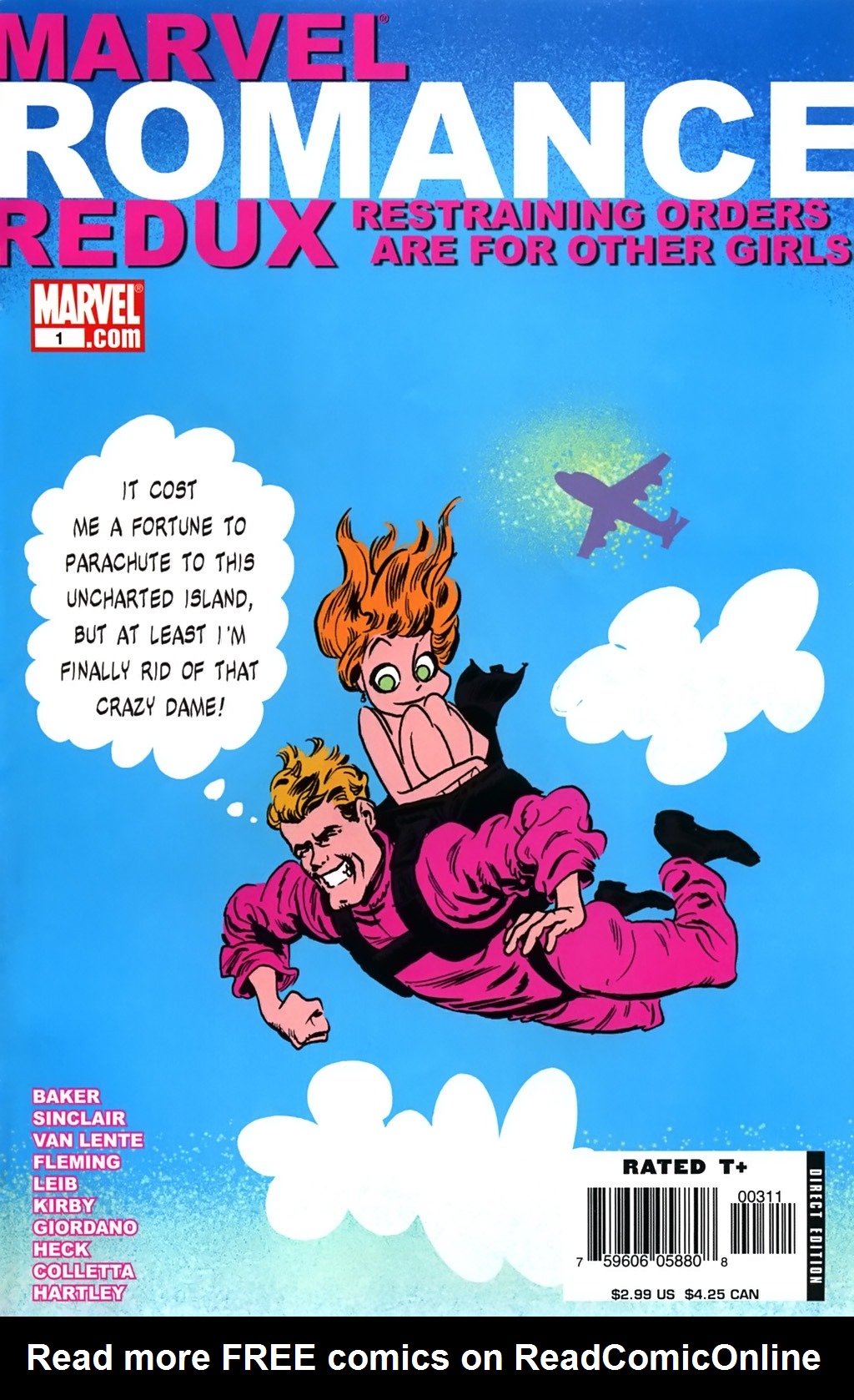 Read online Marvel Romance Redux comic -  Issue # Restraining Orders Are For Other Girls - 1