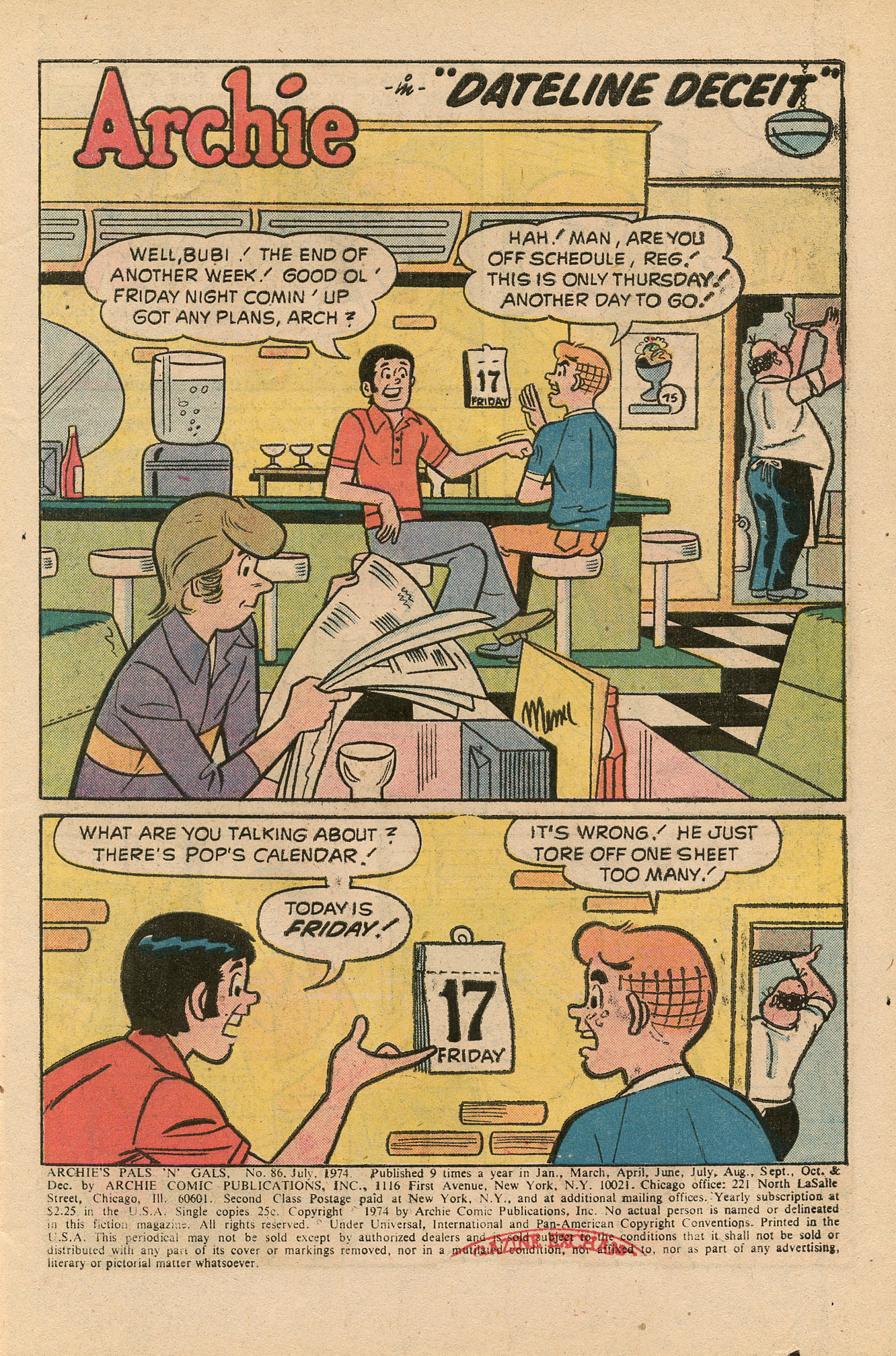 Read online Archie's Pals 'N' Gals (1952) comic -  Issue #86 - 3