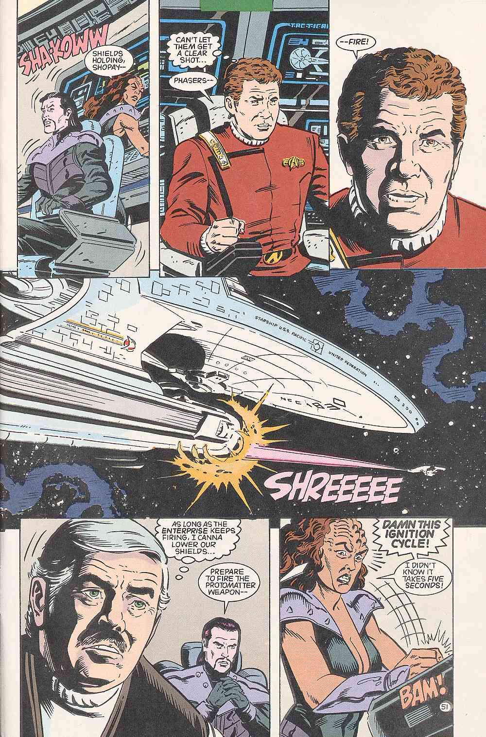 Read online Star Trek (1989) comic -  Issue #50 - 52