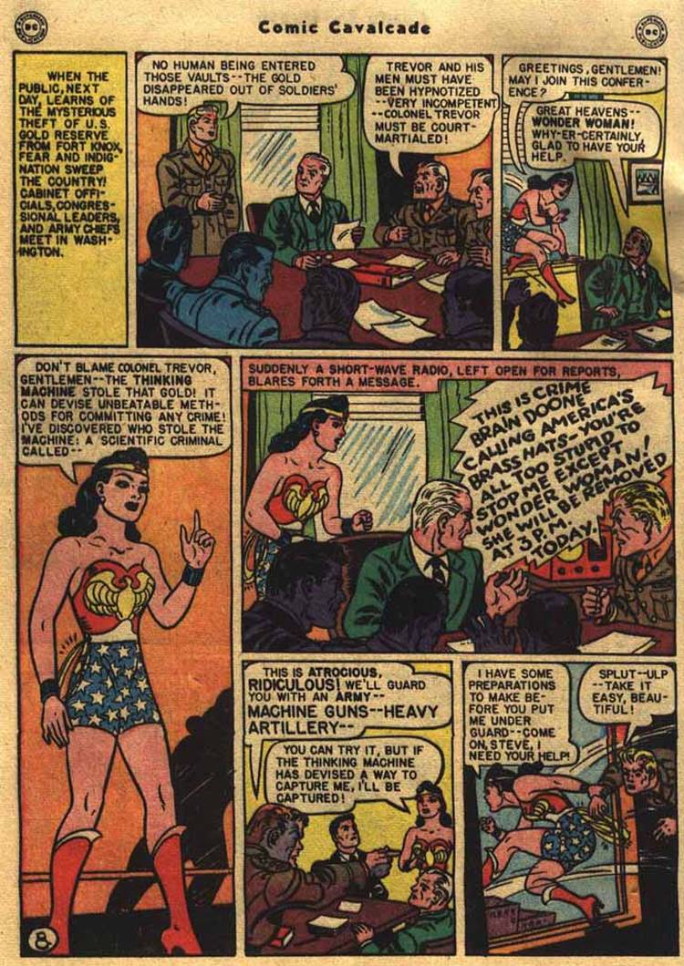 Read online Comic Cavalcade comic -  Issue #29 - 10