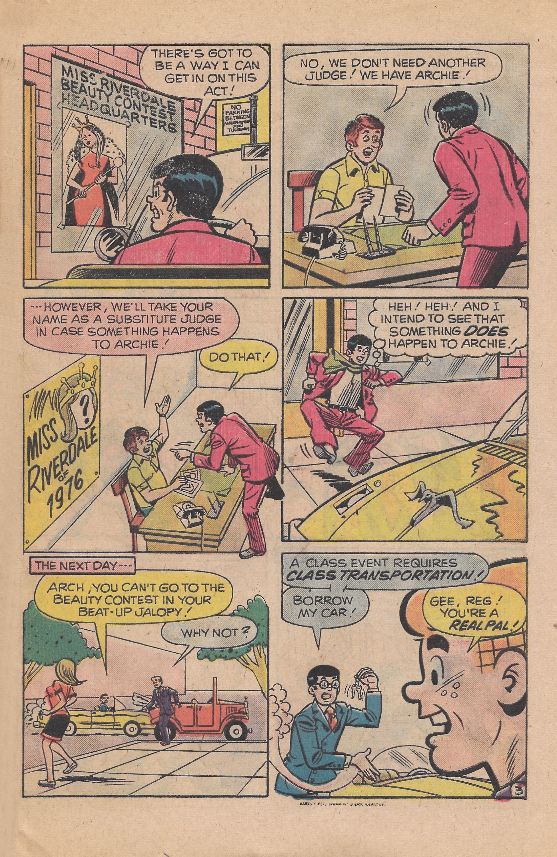 Read online Reggie and Me (1966) comic -  Issue #88 - 31