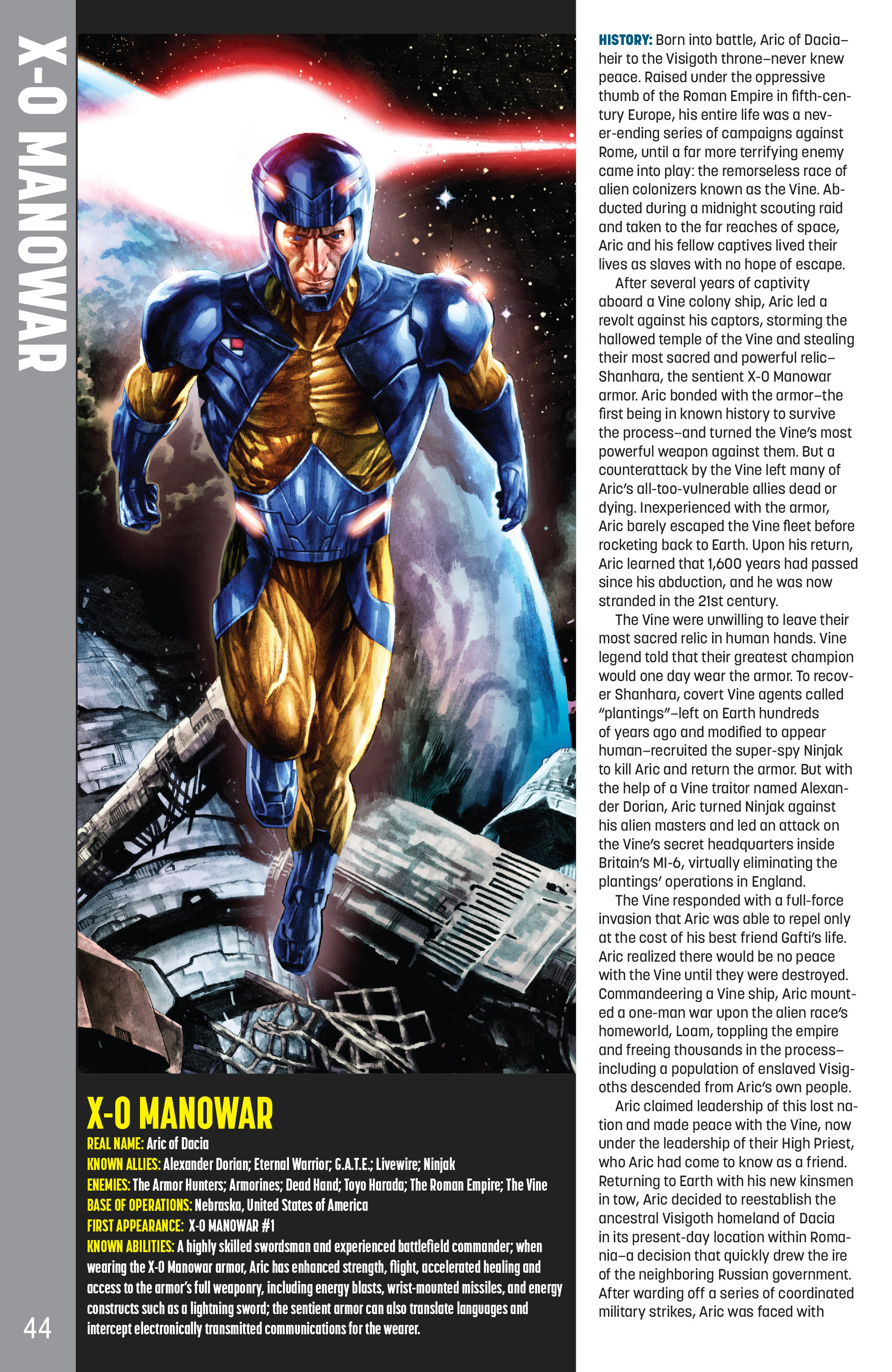 Read online Valiant Universe Handbook 2016 Edition comic -  Issue # Full - 42