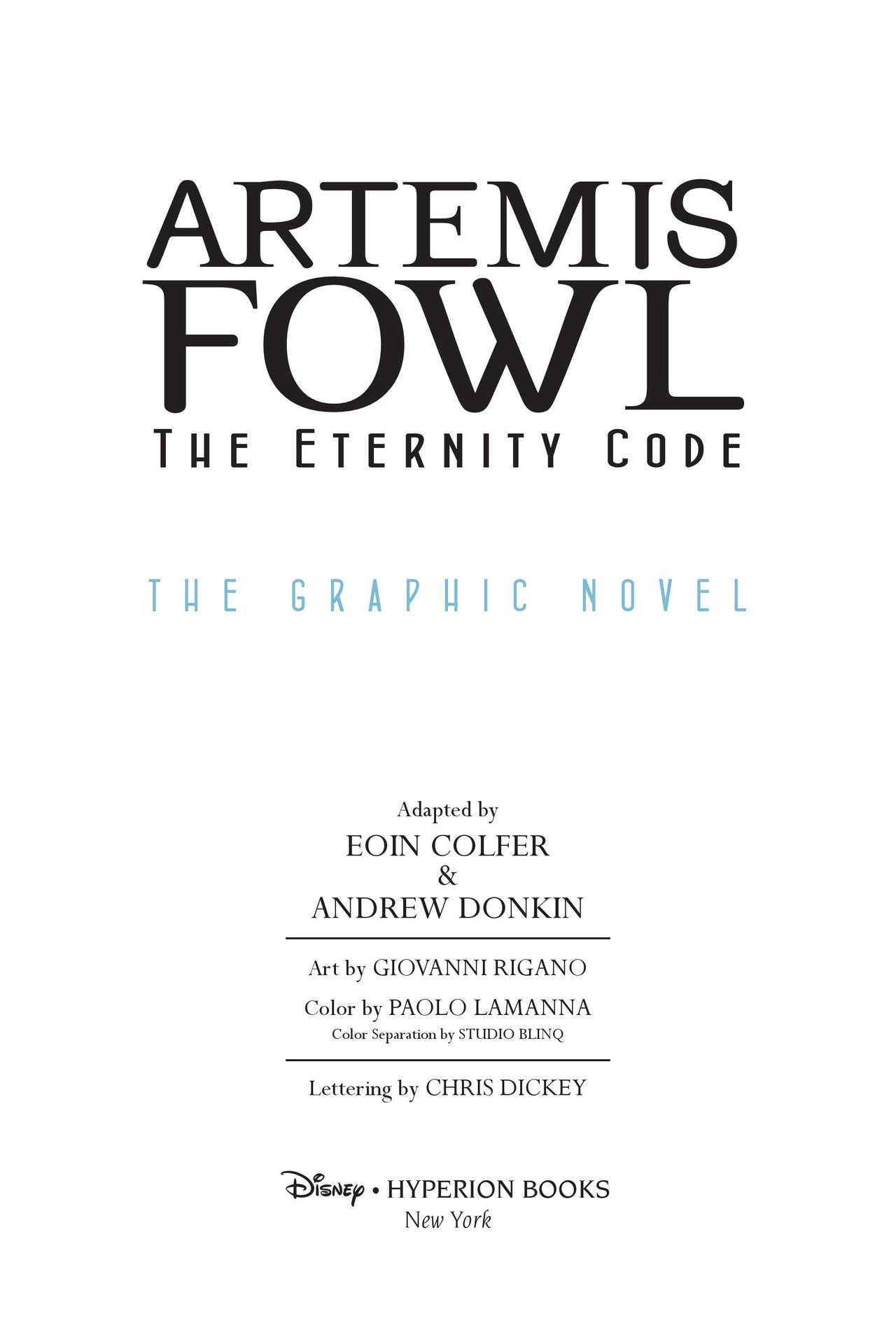 Read online Artemis Fowl: The Eternity Code comic -  Issue # TPB - 3