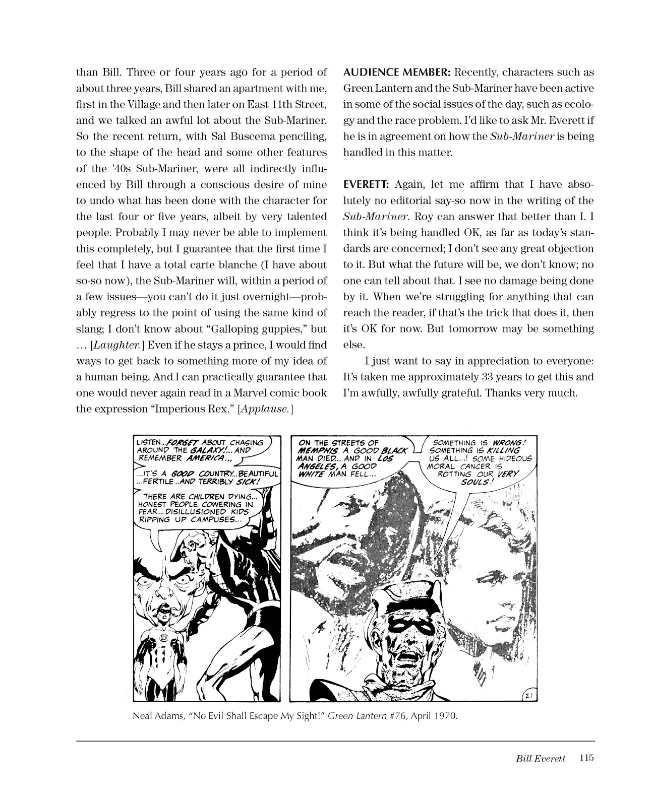 Sparring With Gil Kane: Colloquies On Comic Art and Aesthetics issue TPB (Part 2) - Page 15