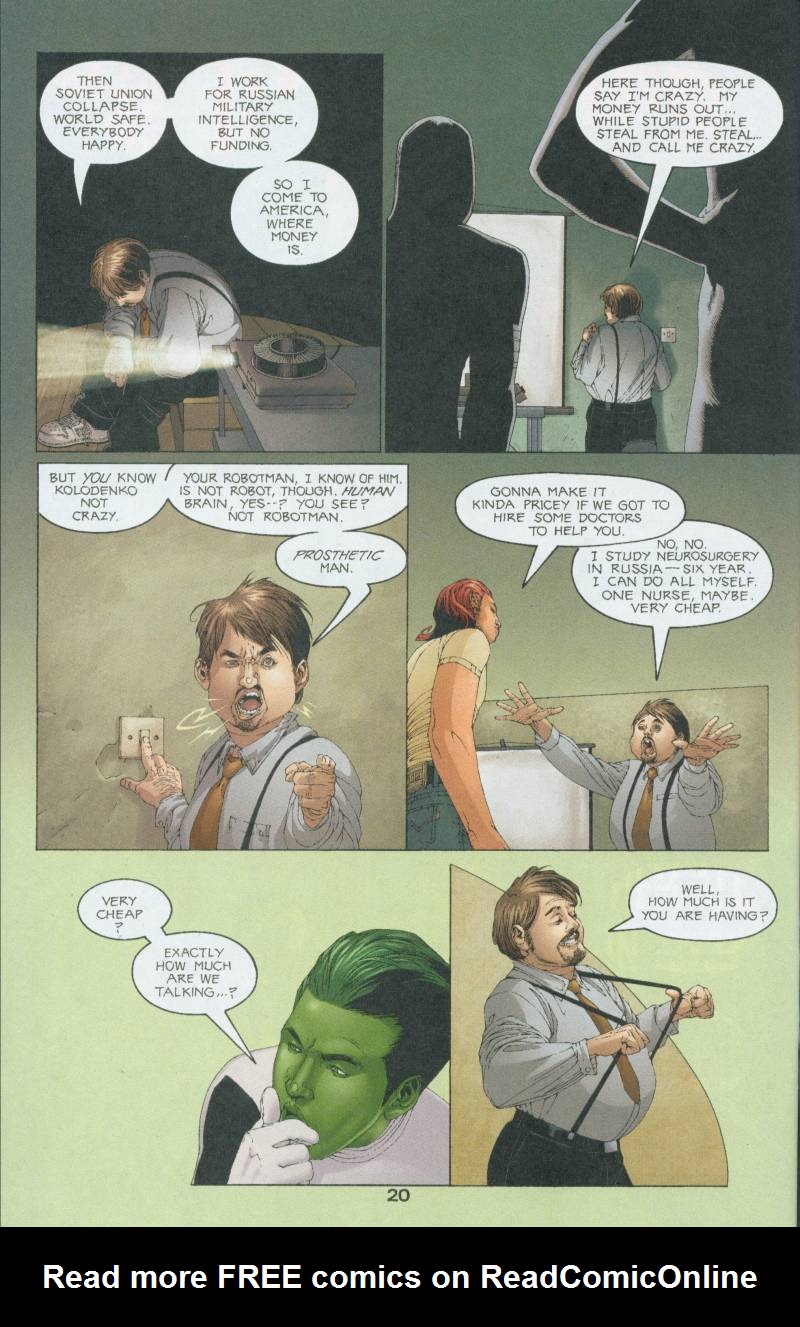 Read online Doom Patrol (2001) comic -  Issue #7 - 31