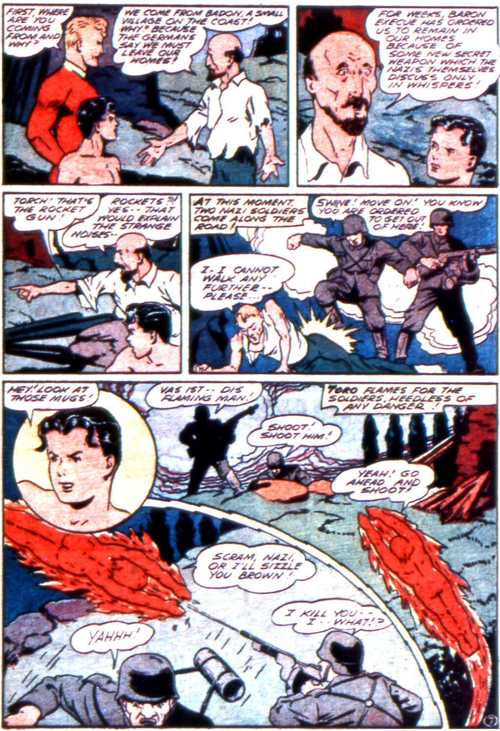Read online The Human Torch (1940) comic -  Issue #12 - 9