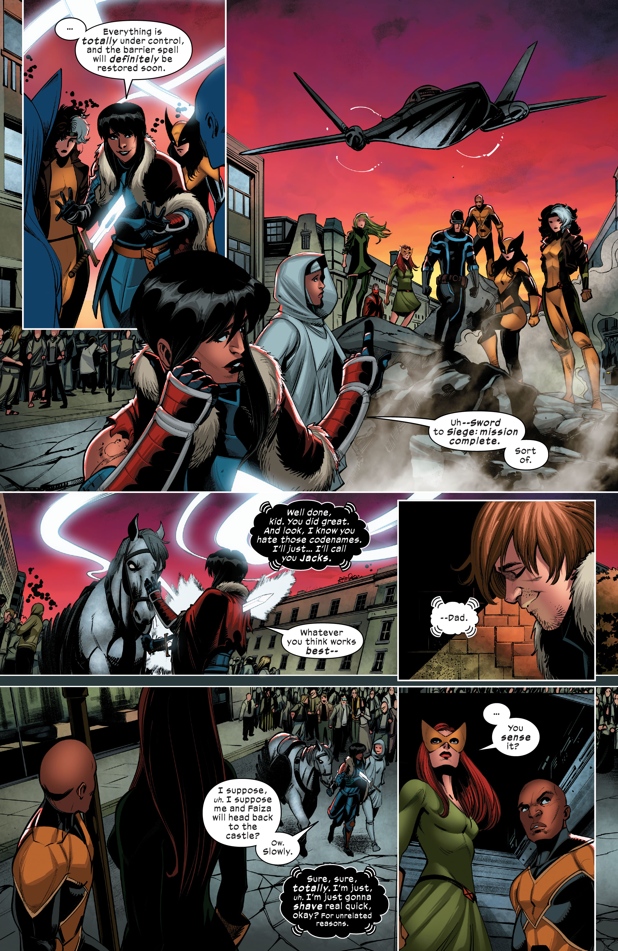 Read online Death of Doctor Strange: One-Shots comic -  Issue # X-Men - Black Knight - 31