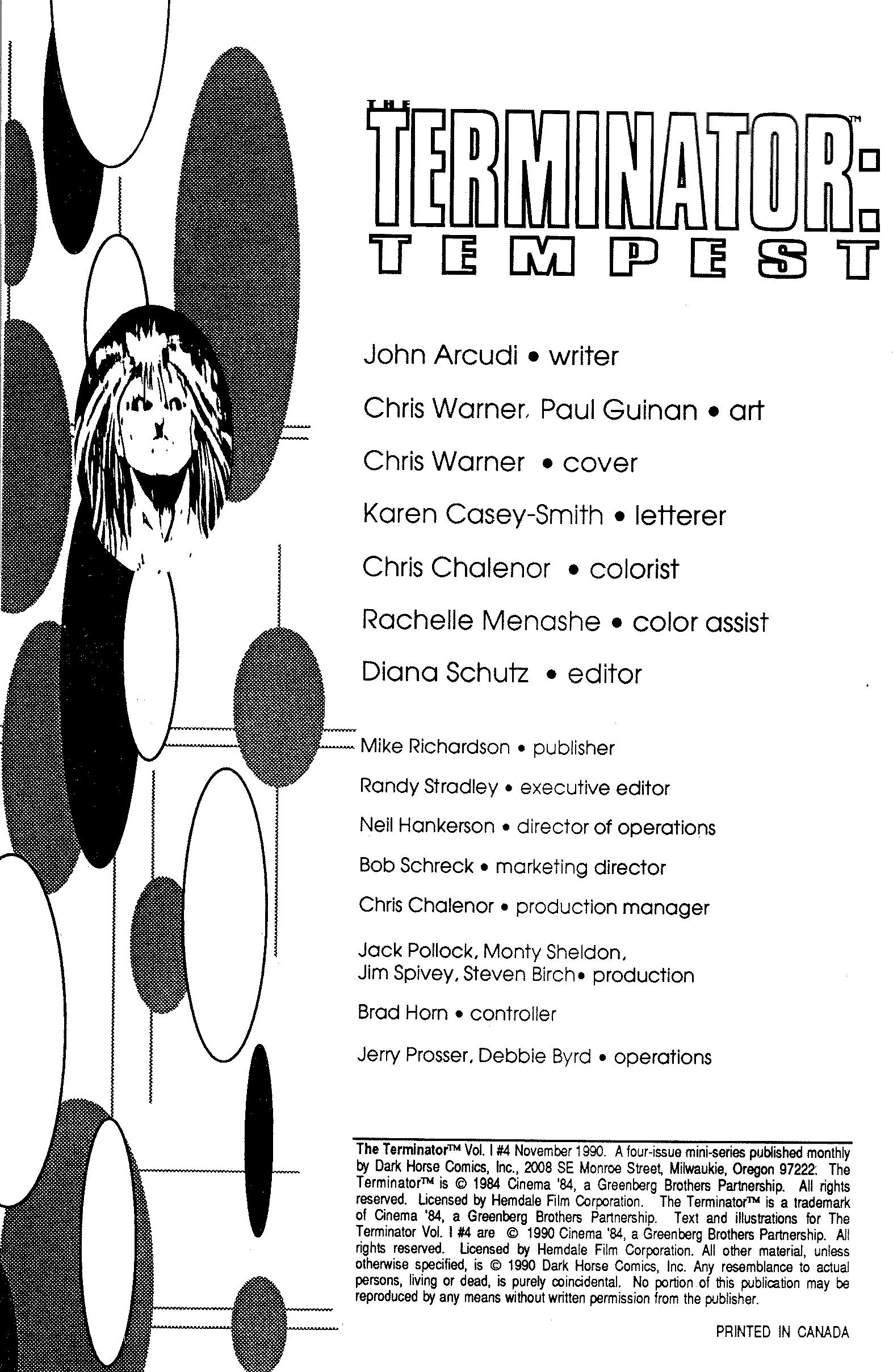 Read online The Terminator (1990) comic -  Issue #4 - 2