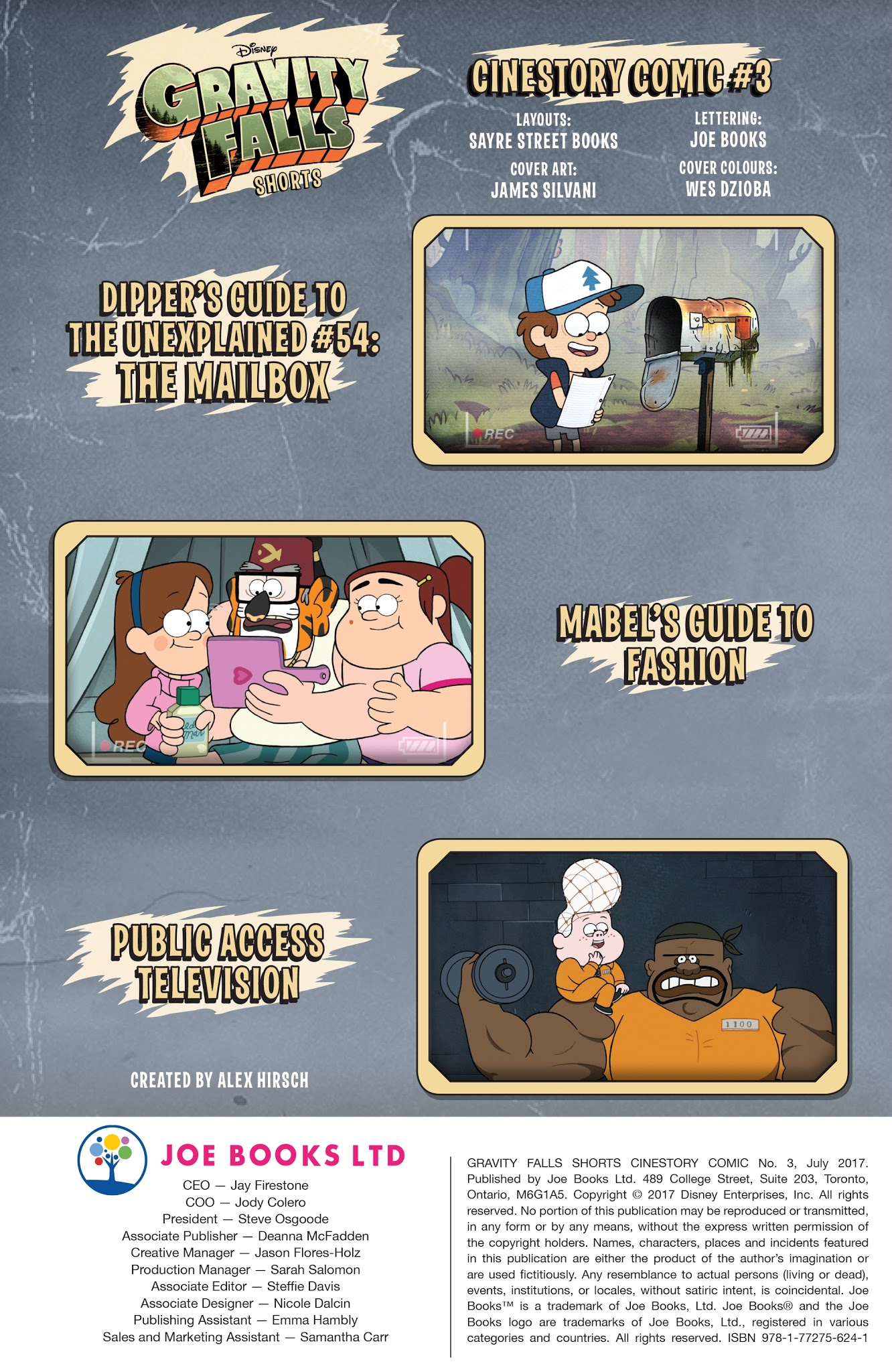 Read online Disney Gravity Falls Shorts Cinestory Comic comic -  Issue #3 - 2