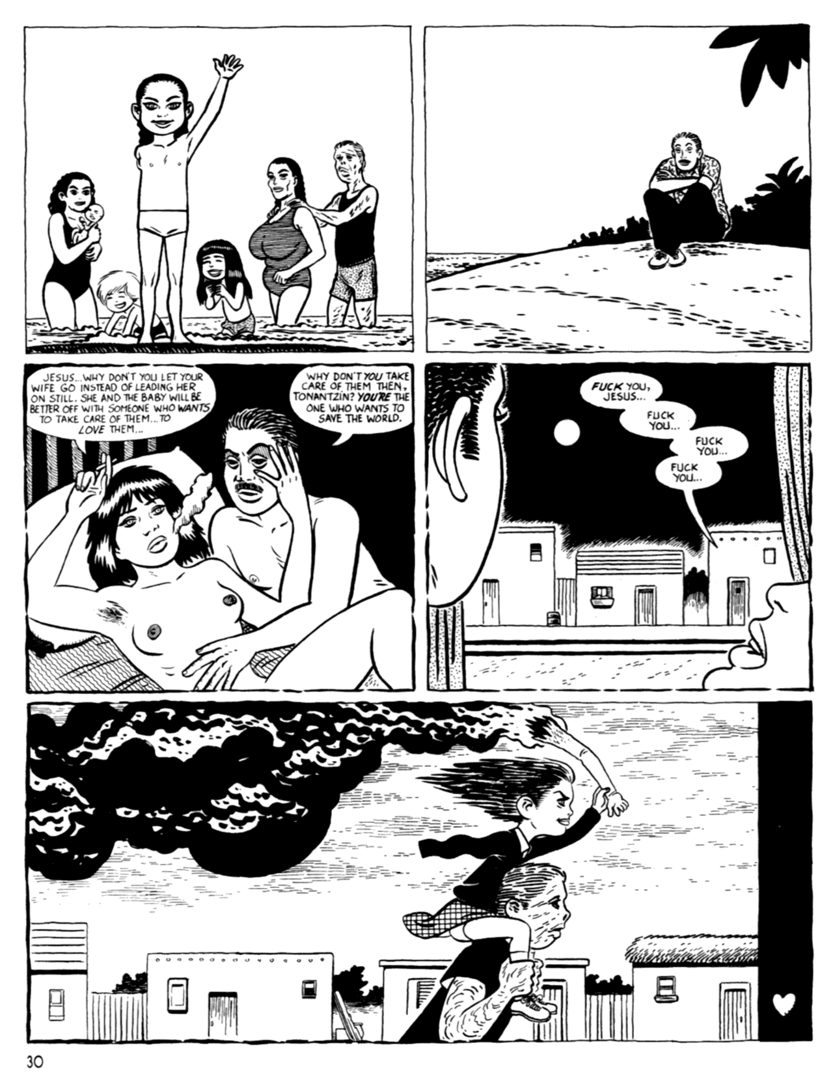 Read online Love and Rockets (1982) comic -  Issue #42 - 32