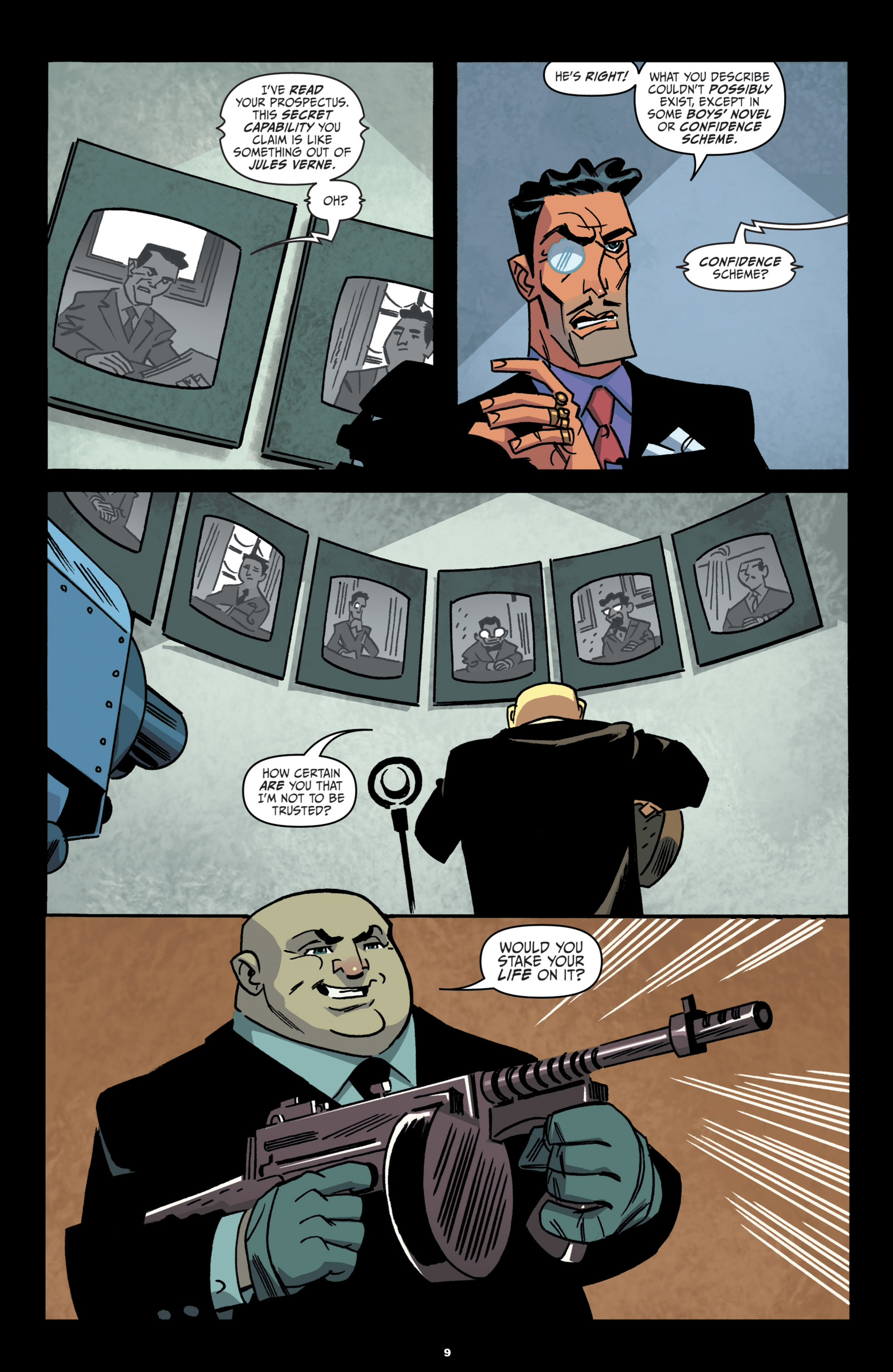 Read online The Rocketeer/The Spirit: Pulp Friction comic -  Issue #3 - 11