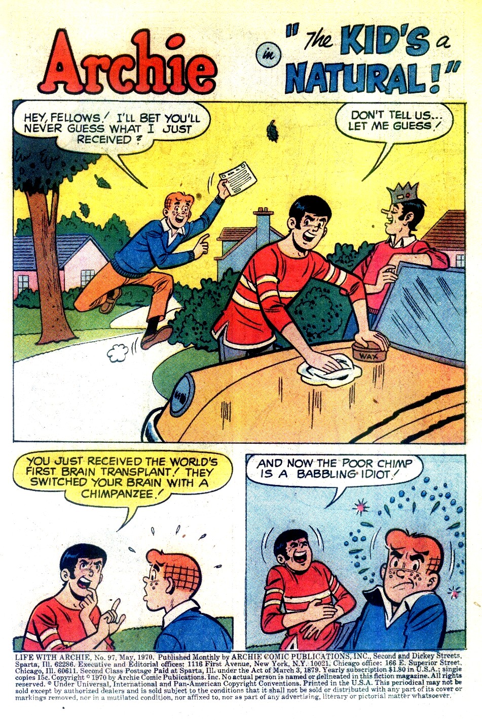 Read online Life With Archie (1958) comic -  Issue #97 - 3