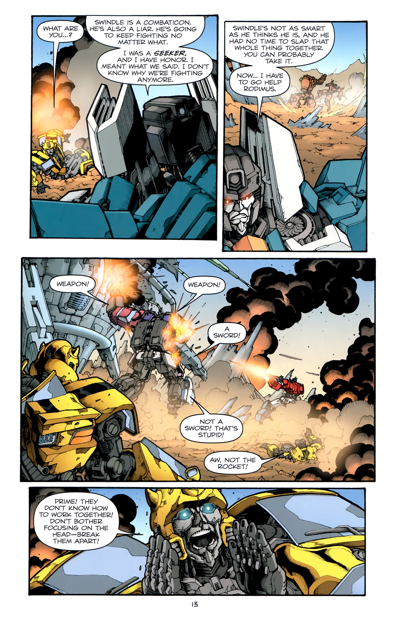 Read online The Transformers (2009) comic -  Issue #6 - 16