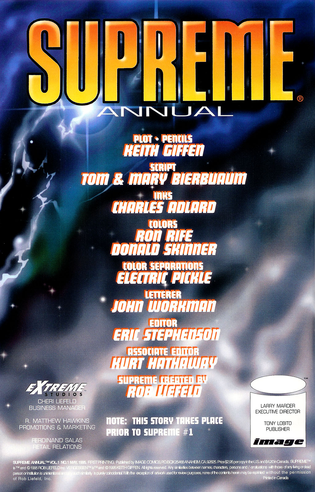 Read online Supreme (1992) comic -  Issue # _Annual 1 - 2