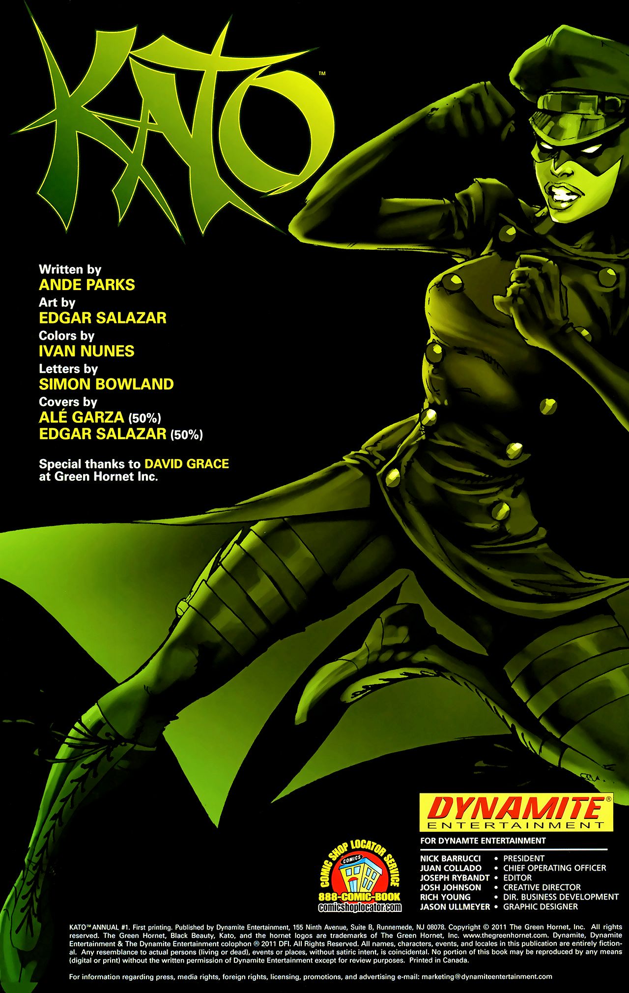 Read online Kato comic -  Issue # _Annual 1 - 2