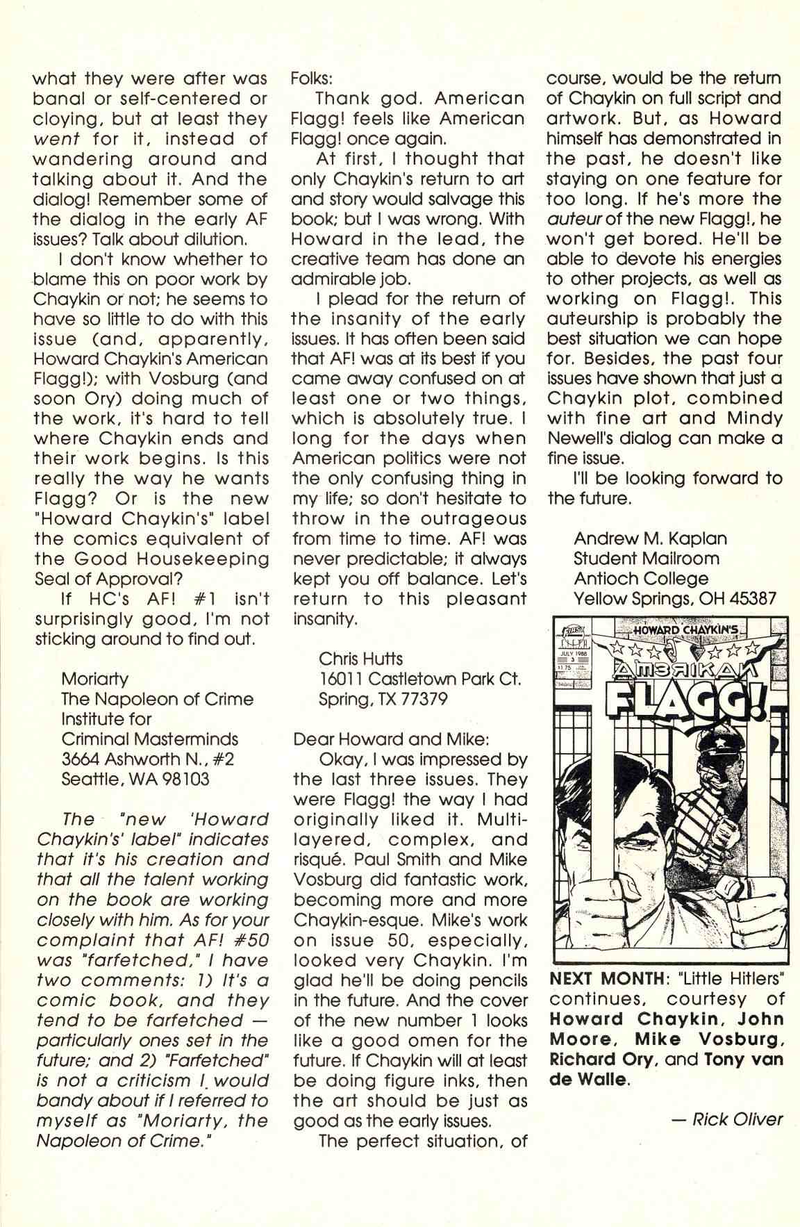 Read online Howard Chaykin's American Flagg comic -  Issue #2 - 30