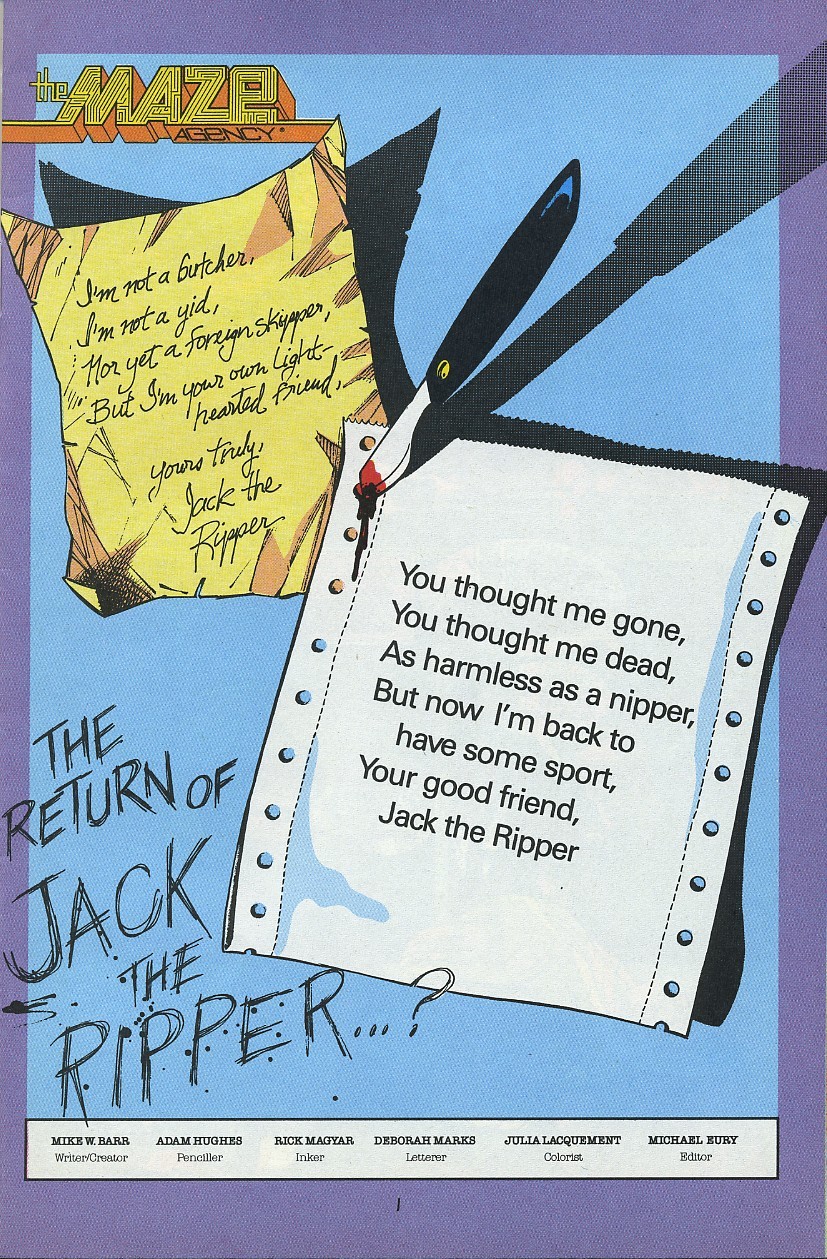 Read online Maze Agency (1988) comic -  Issue #4 - 3