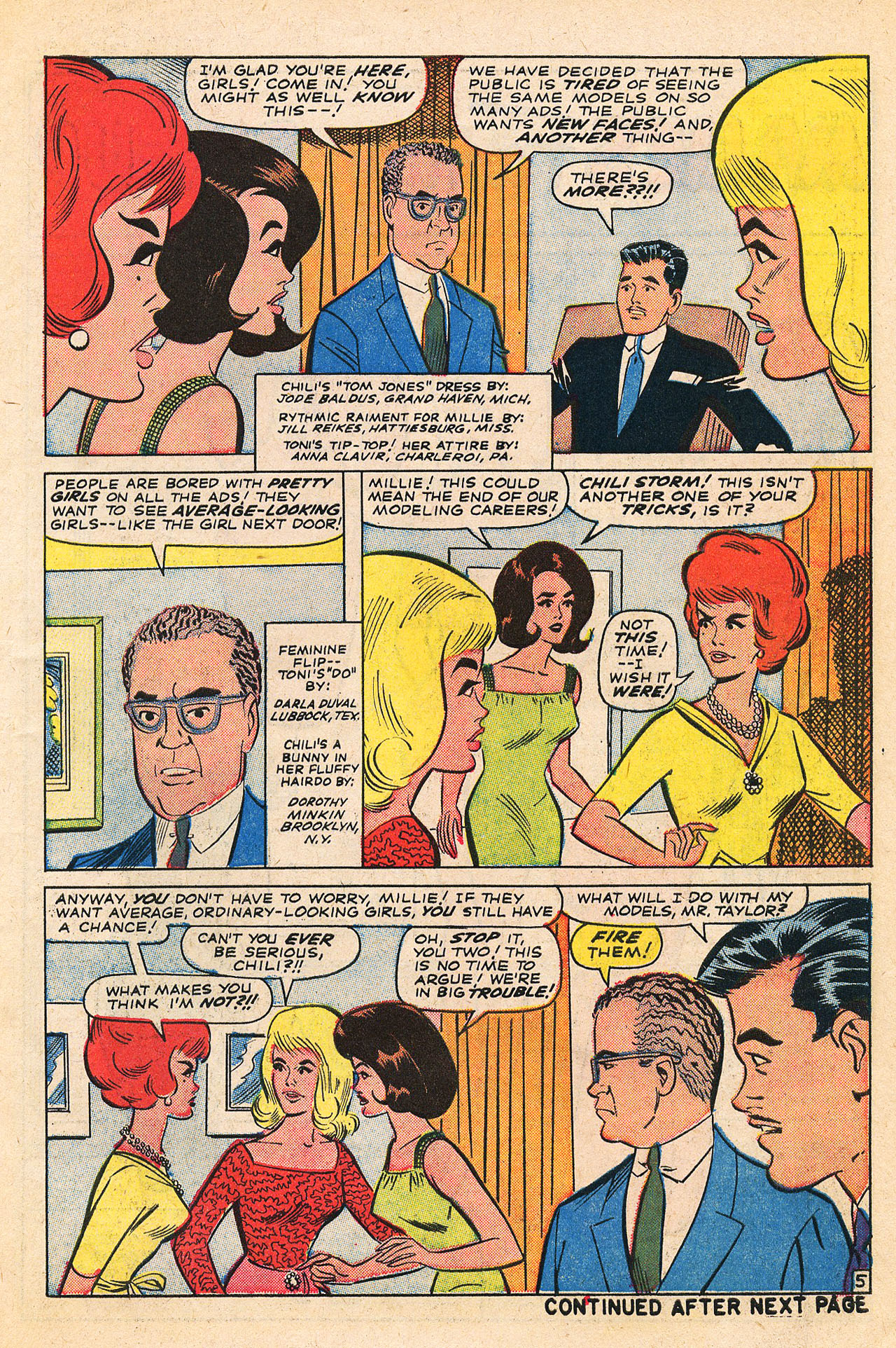 Read online Millie the Model comic -  Issue #123 - 7