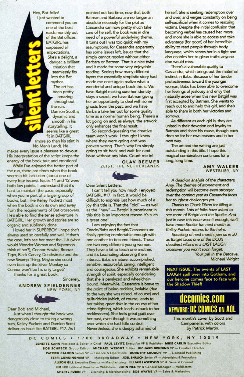 Read online Batgirl (2000) comic -  Issue #20 - 24