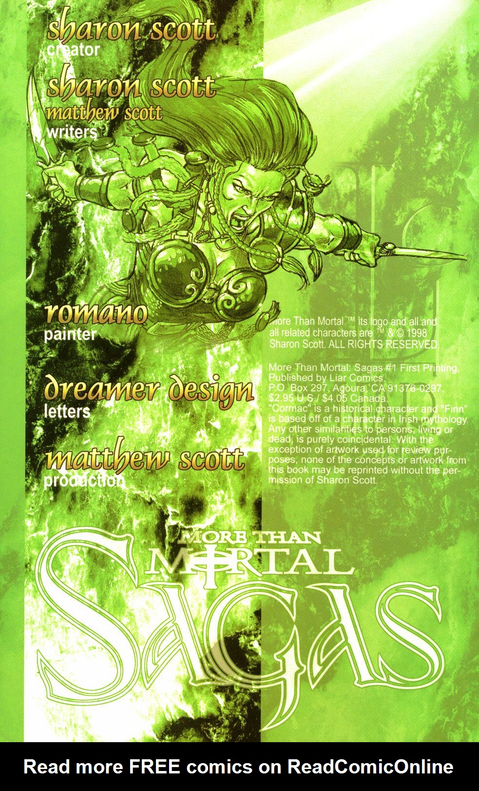 Read online More Than Mortal: Sagas comic -  Issue #1 - 2