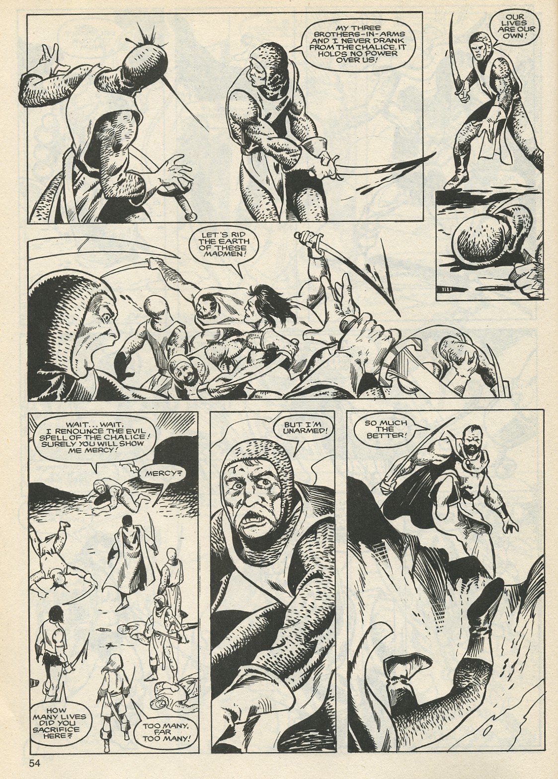 Read online The Savage Sword Of Conan comic -  Issue #127 - 54