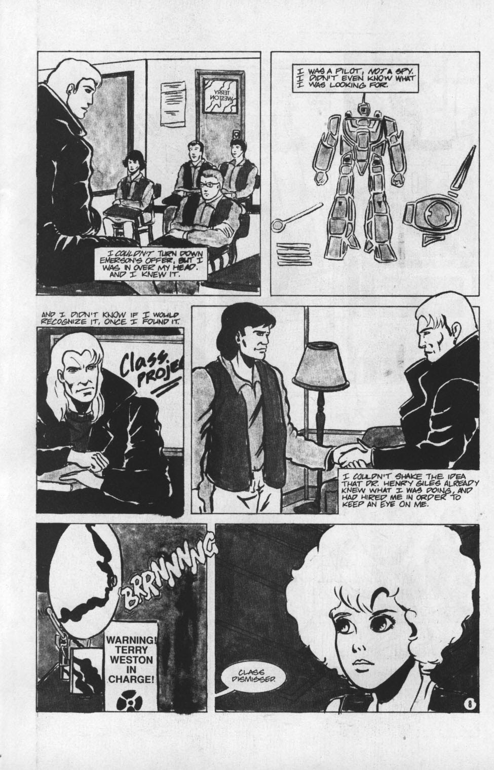 Read online Robotech II: The Sentinels - CyberPirates comic -  Issue #3 - 10