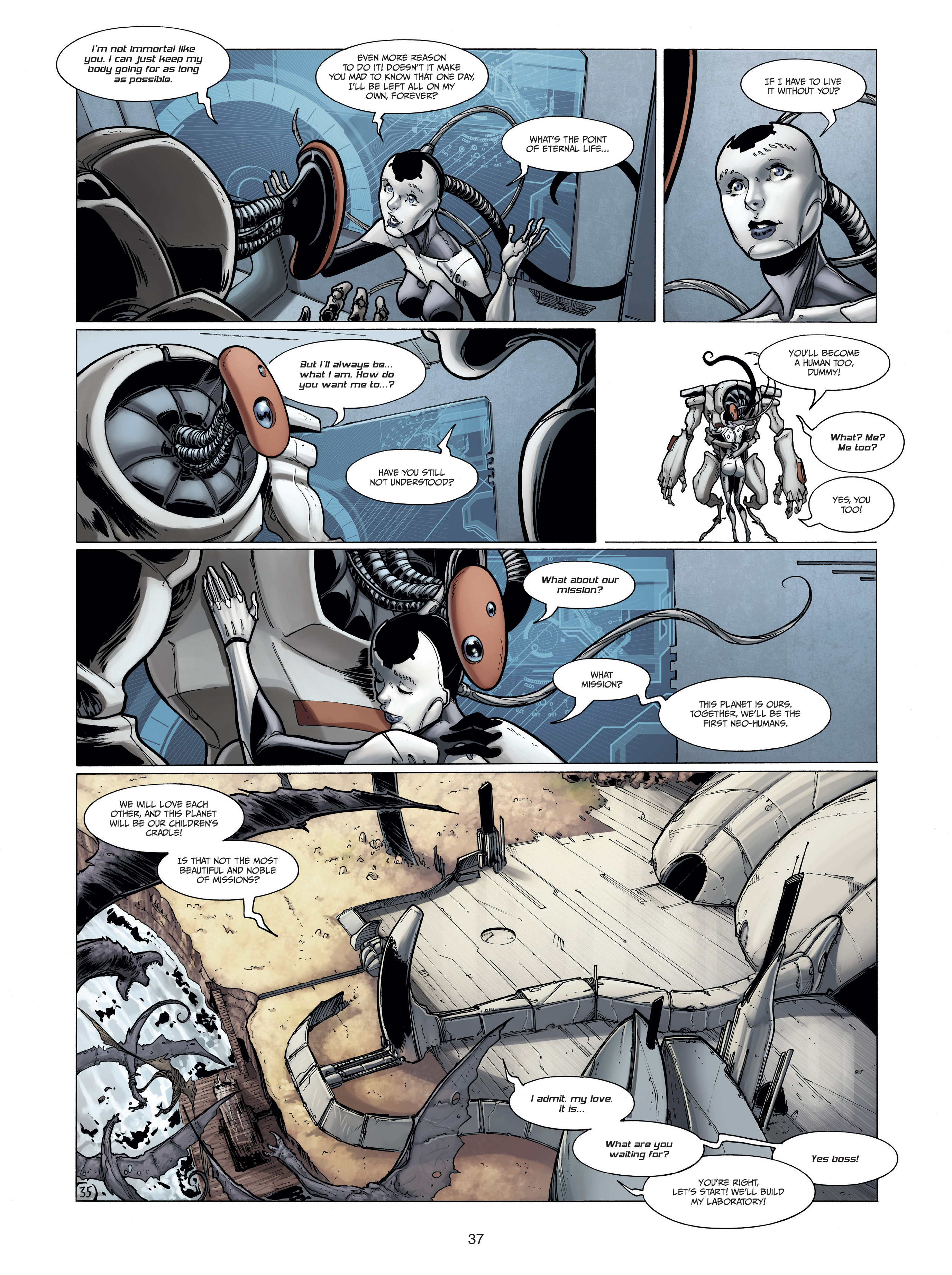 Read online Androïds comic -  Issue #5 - 36