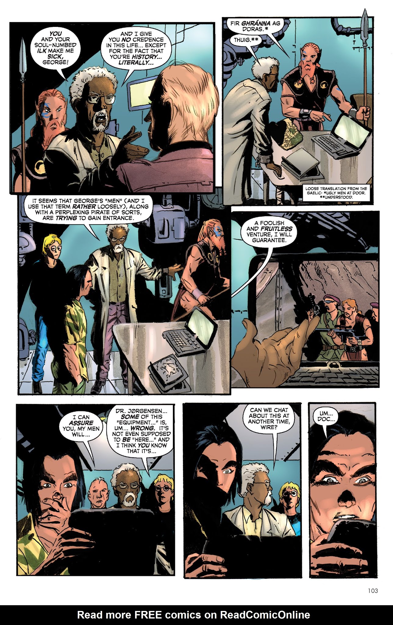 Read online The Once and Future Tarzan comic -  Issue # TPB - 104