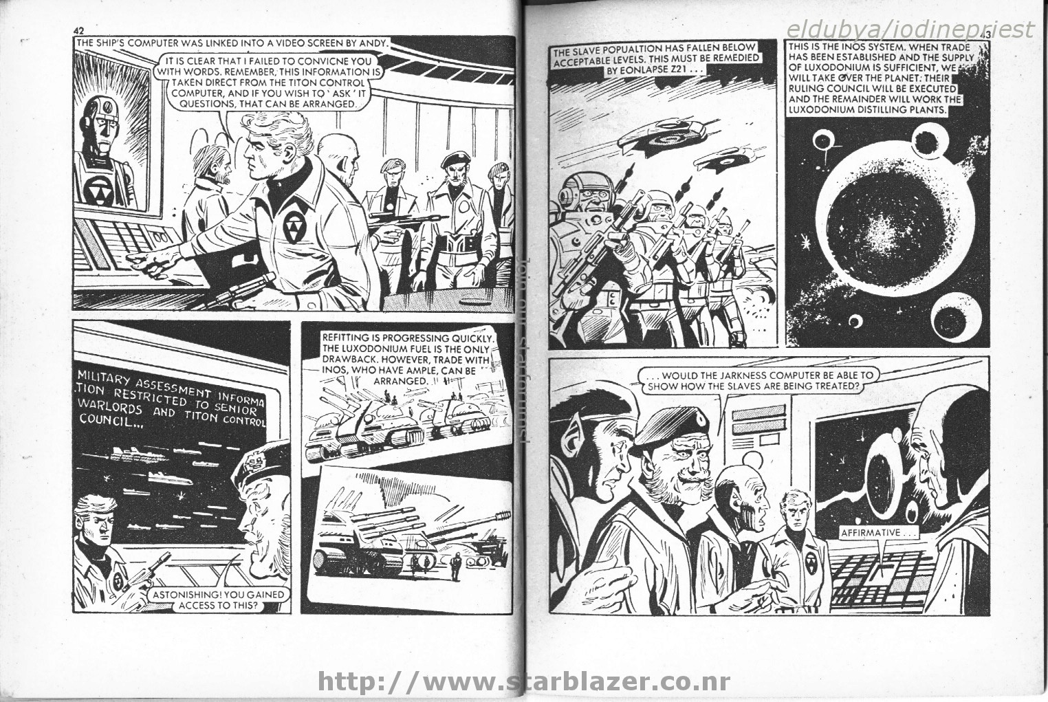 Read online Starblazer comic -  Issue #35 - 23