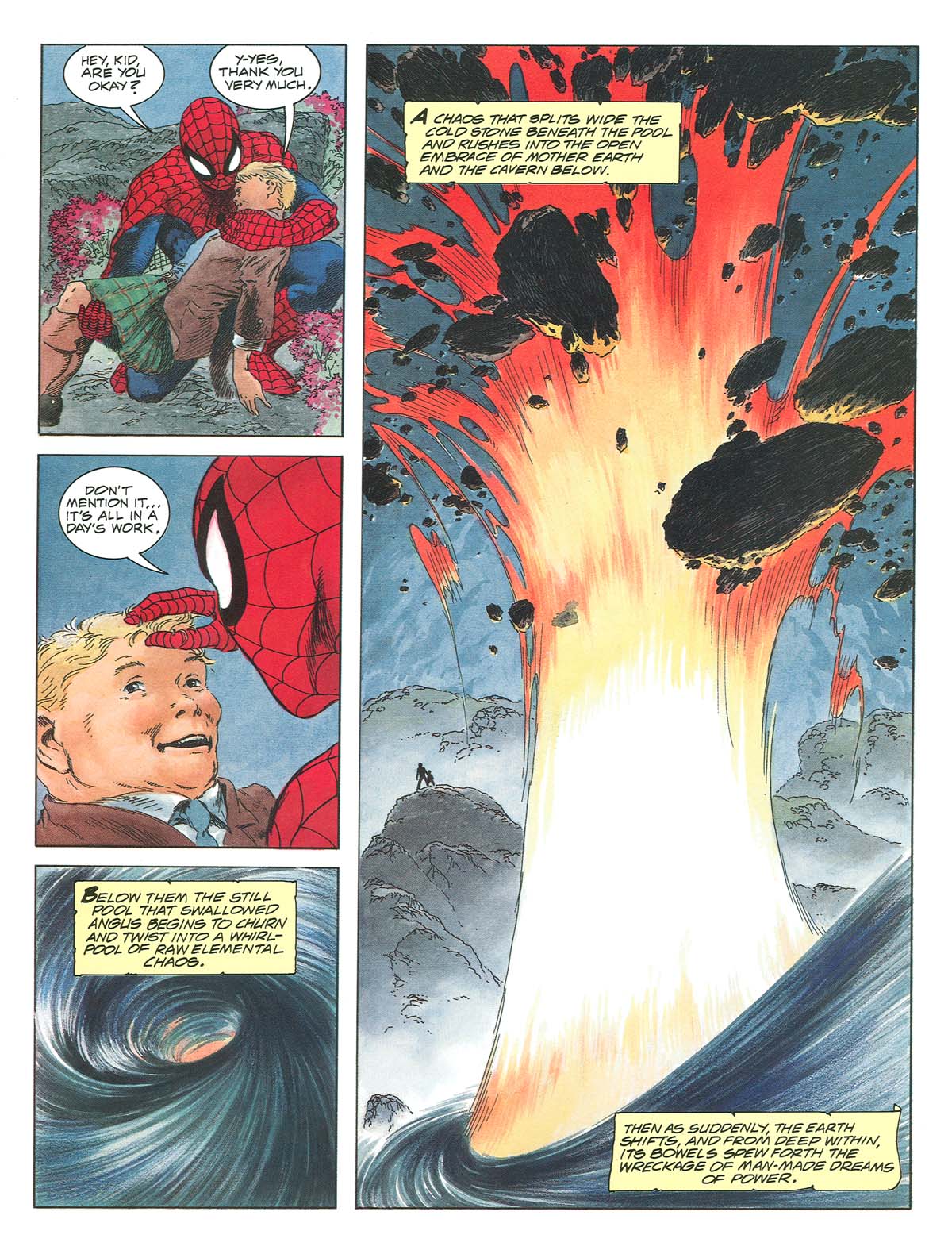 Read online Marvel Graphic Novel comic -  Issue #63 - Spider-Man - Spirits of the Earth - 73