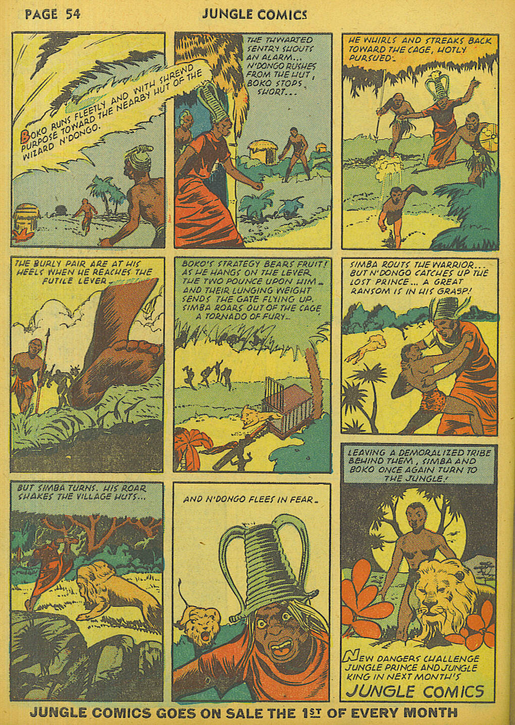 Read online Jungle Comics comic -  Issue #30 - 58