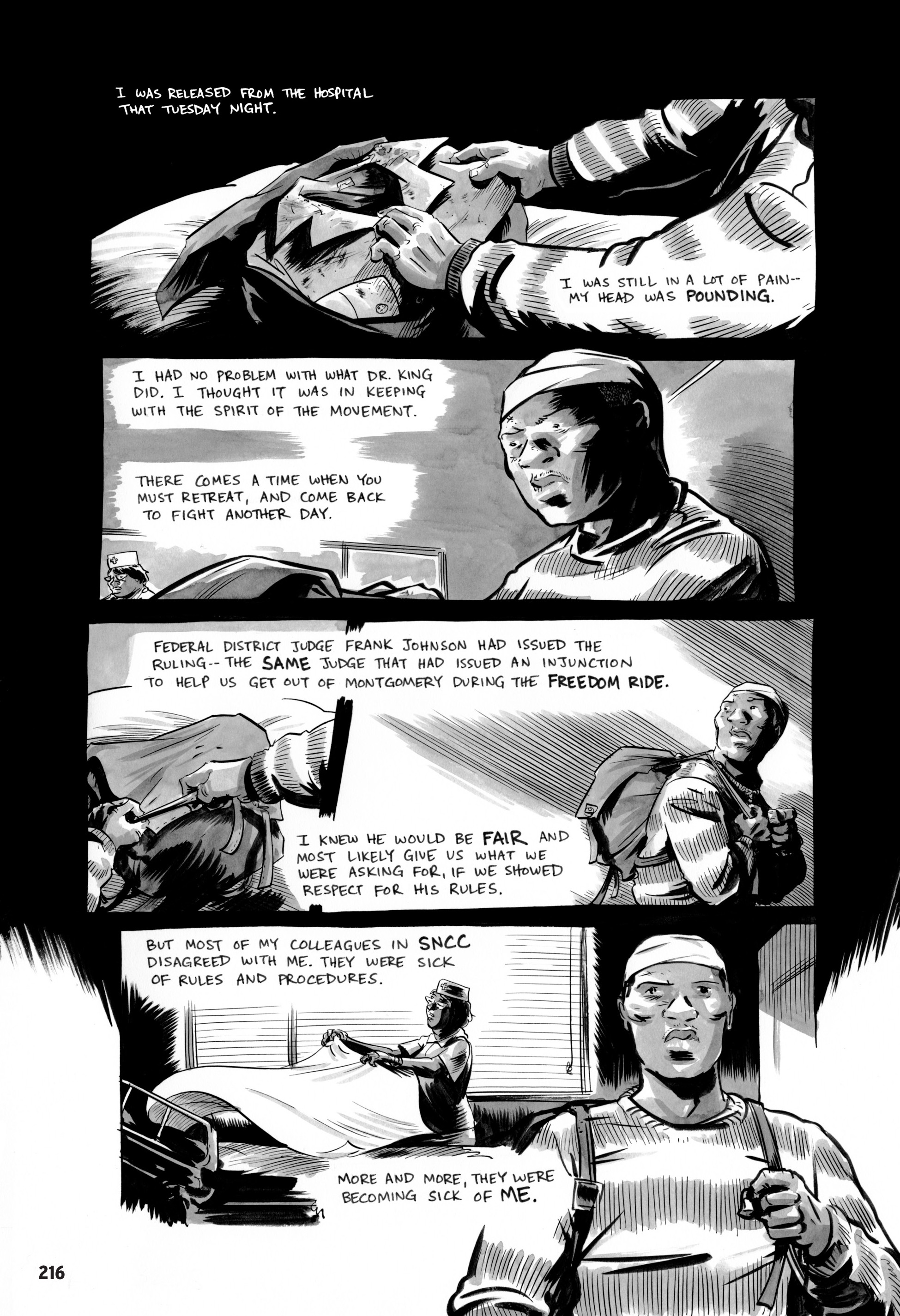 Read online March comic -  Issue #3 - 211