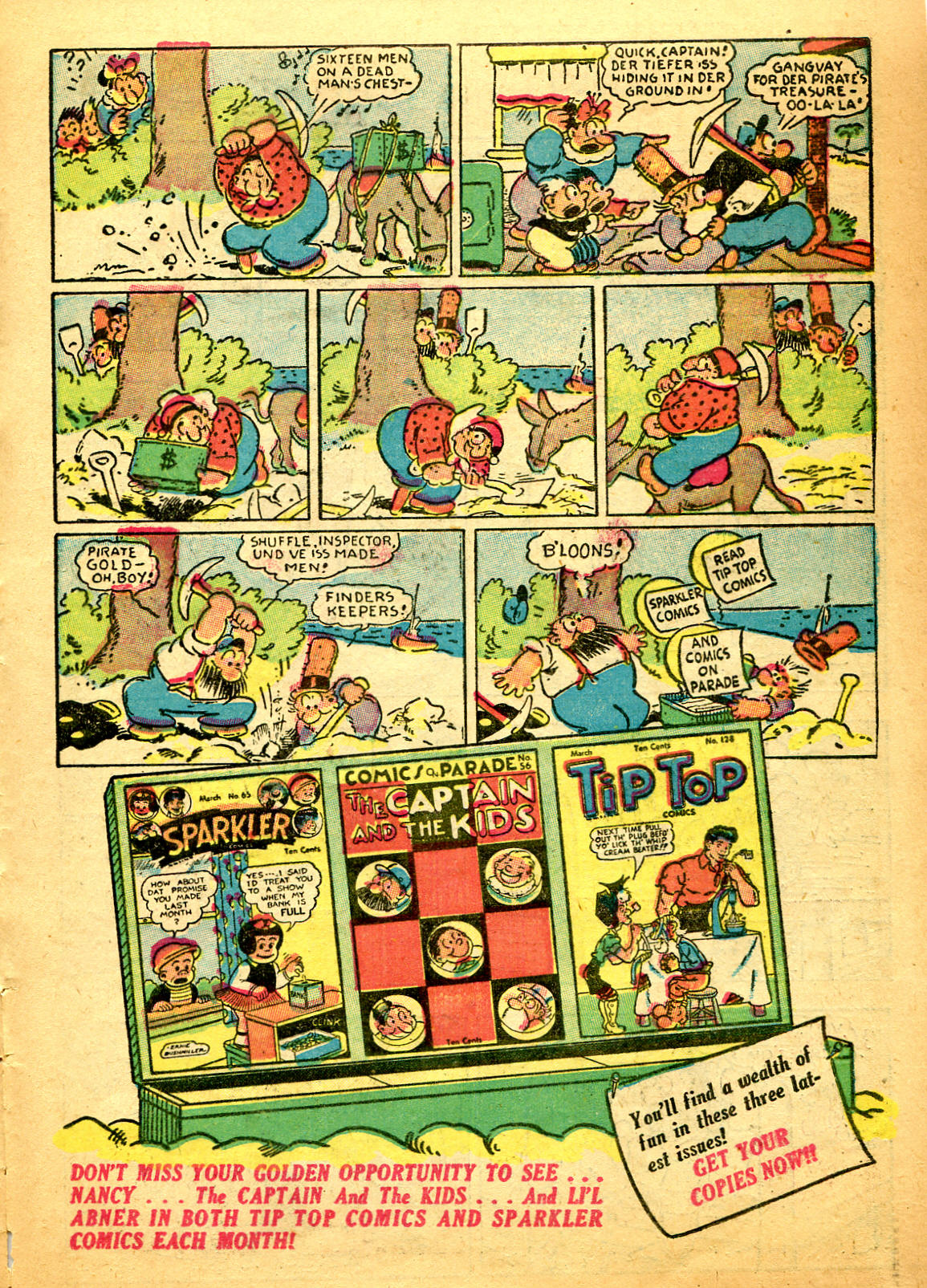 Read online Comics on Parade comic -  Issue #56 - 35
