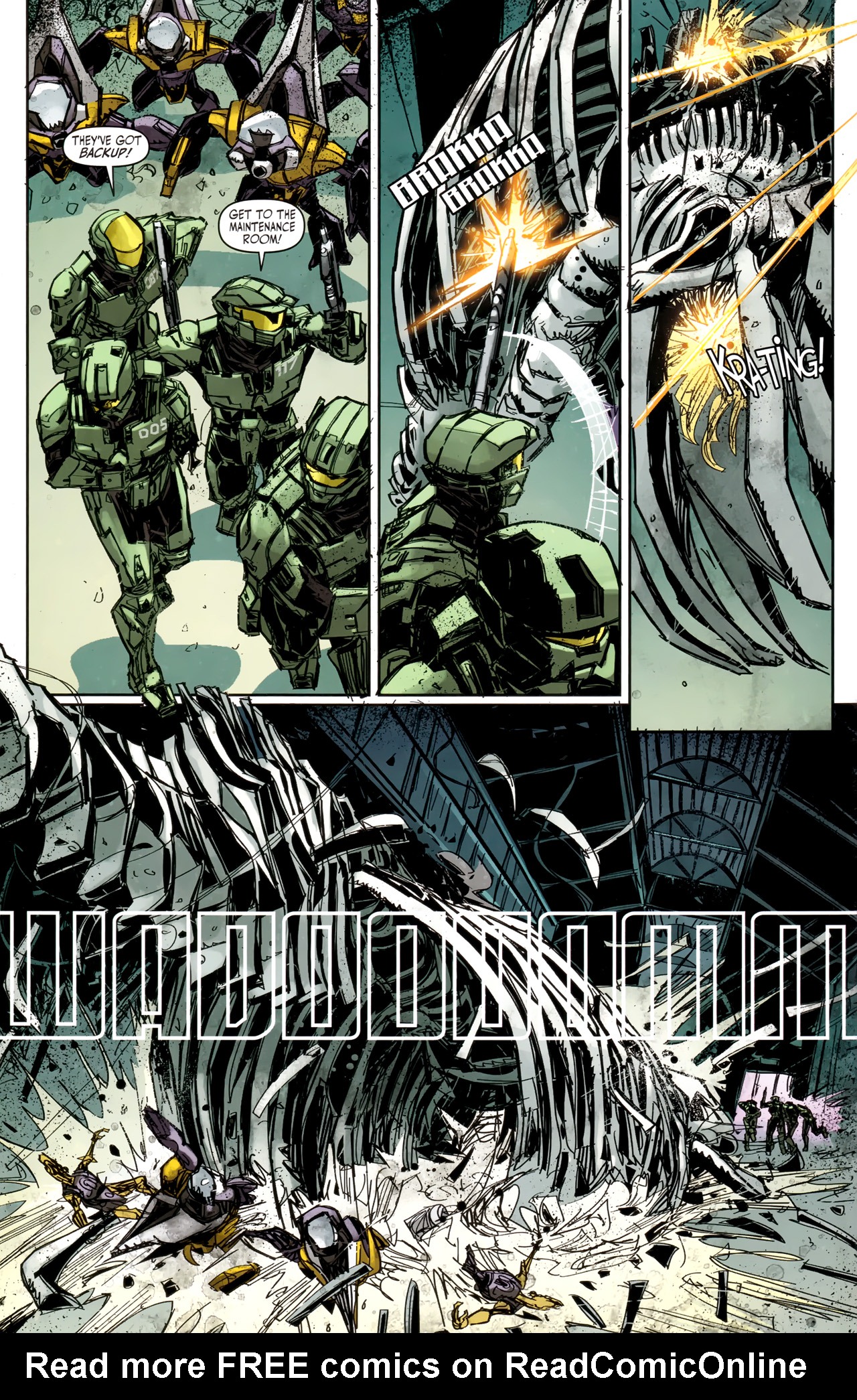 Read online Halo: Fall Of Reach - Covenant comic -  Issue #4 - 12