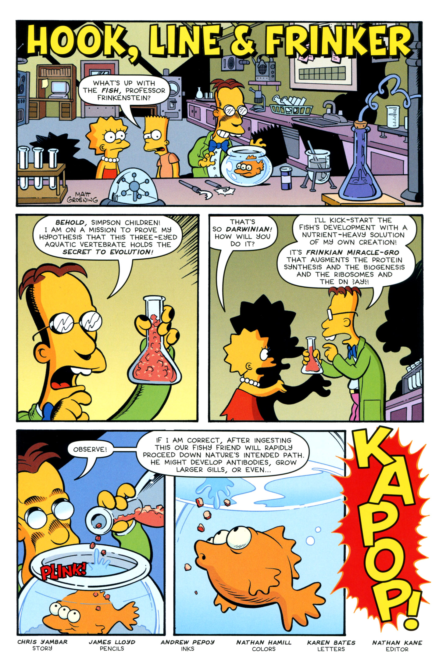 Read online Simpsons One-Shot Wonders: Professor Frink comic -  Issue # Full - 14