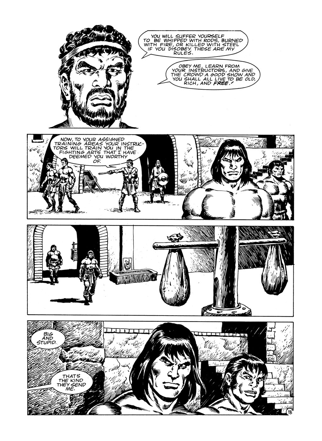 Read online The Savage Sword Of Conan comic -  Issue #146 - 23