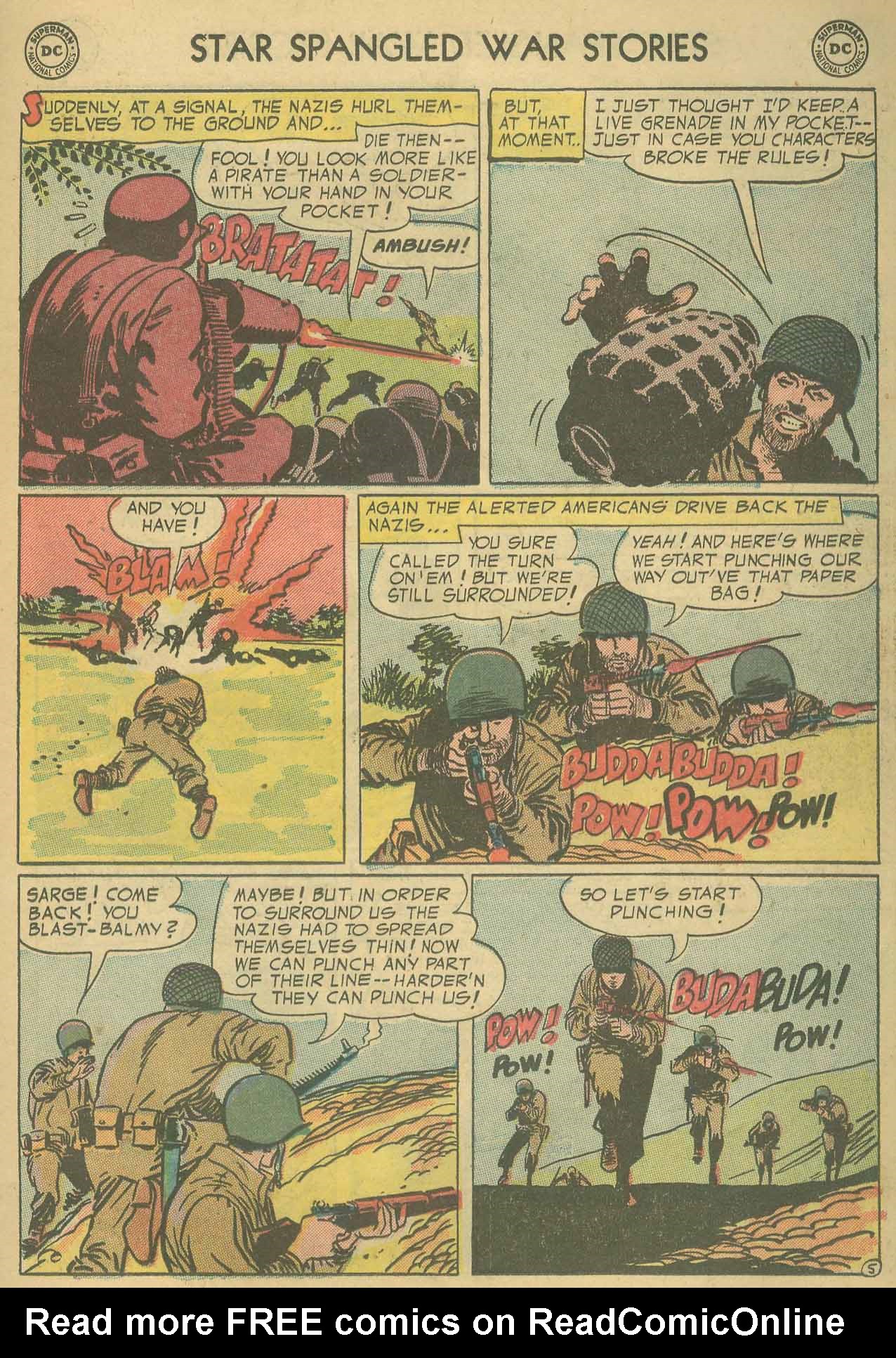 Read online Star Spangled War Stories (1952) comic -  Issue #26 - 23