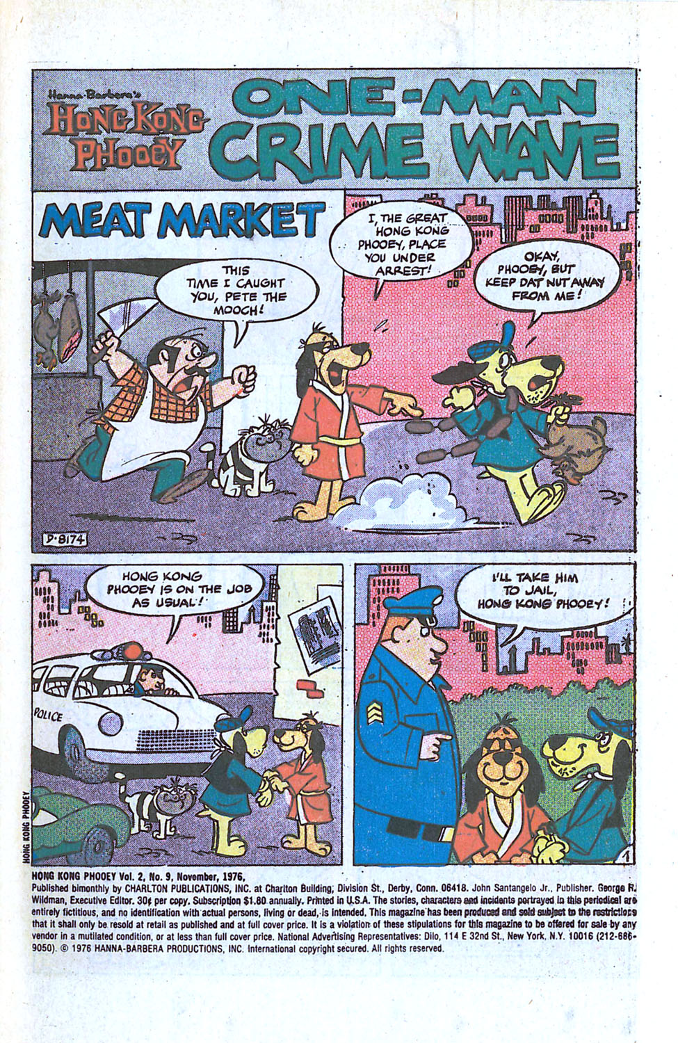 Read online Hong Kong Phooey comic -  Issue #9 - 3