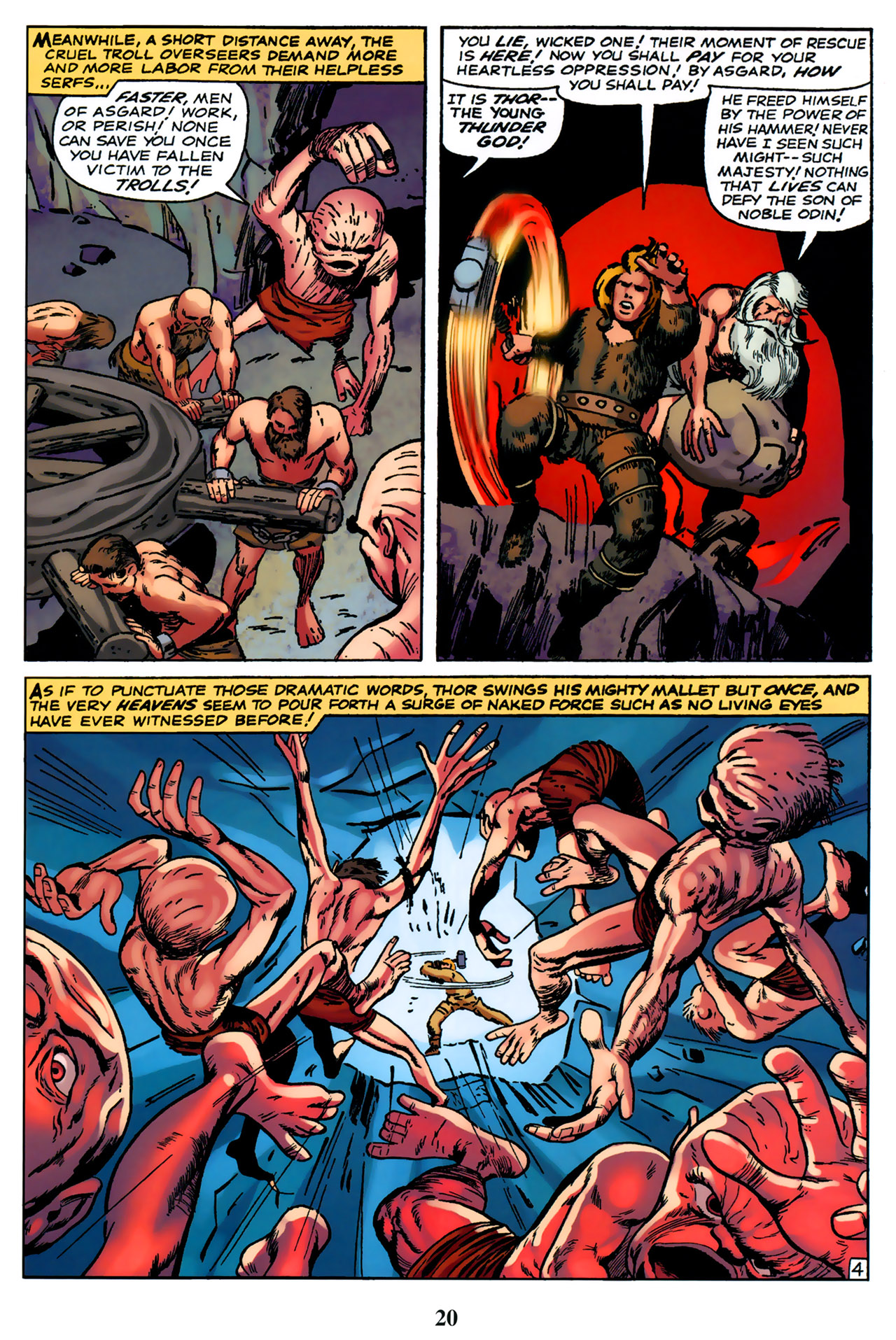 Read online Thor: Tales of Asgard by Stan Lee & Jack Kirby comic -  Issue #2 - 22
