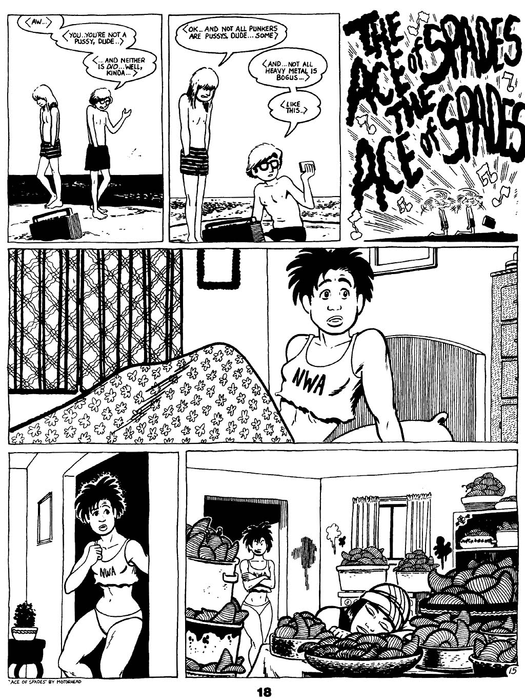 Read online Love and Rockets (1982) comic -  Issue #22 - 20